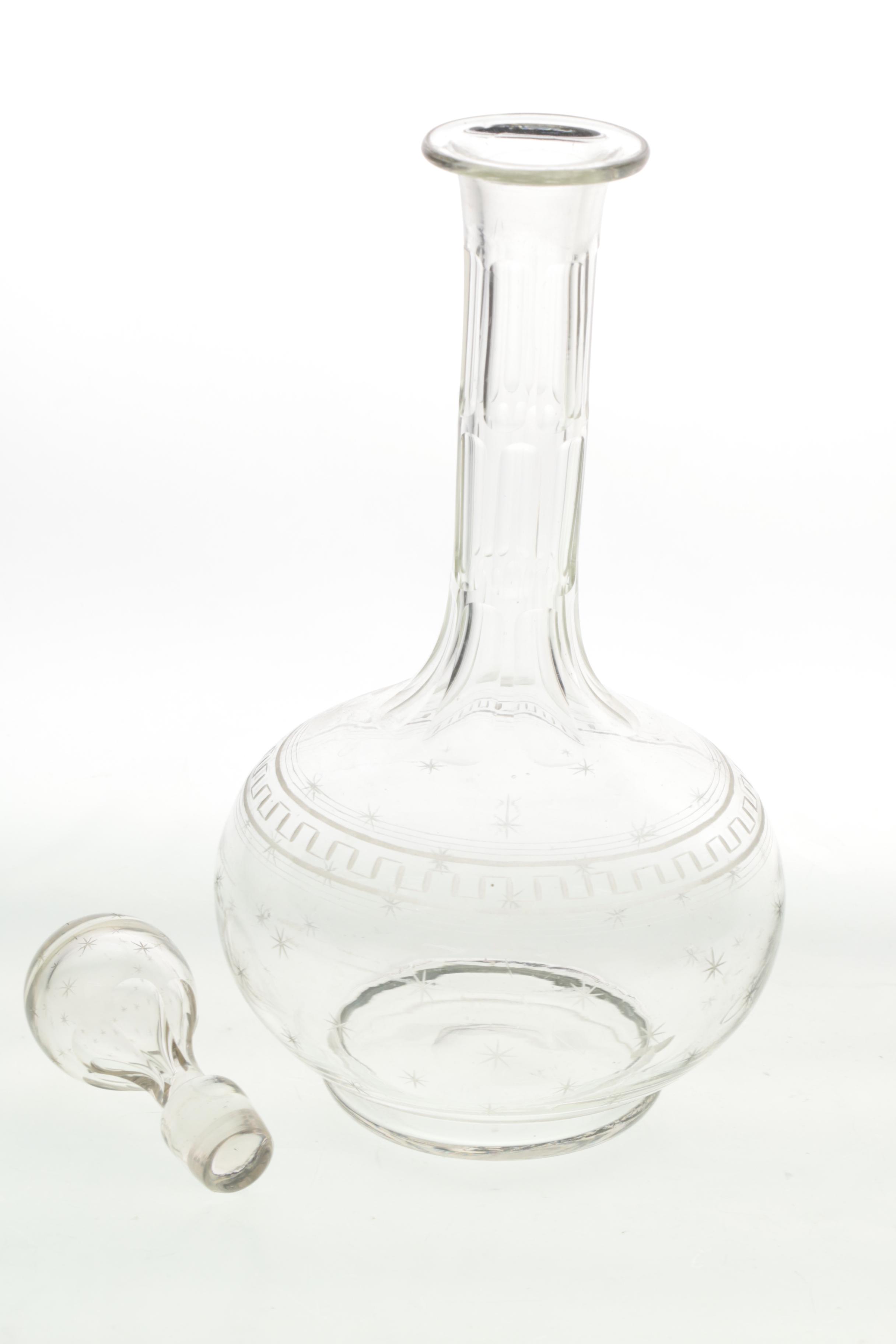 Antique Glass and Crystal Decanters