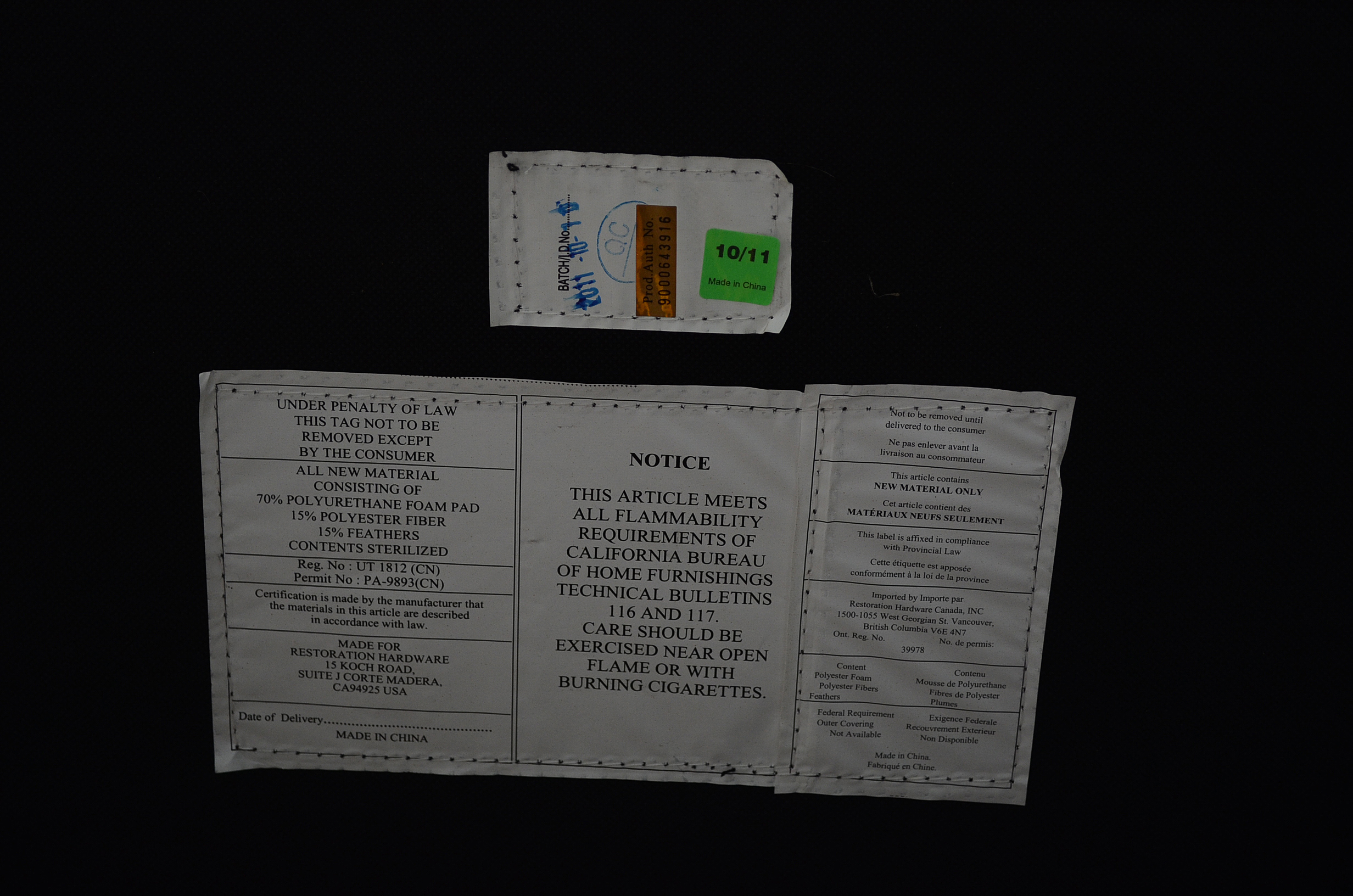 Distressed Leather Settee