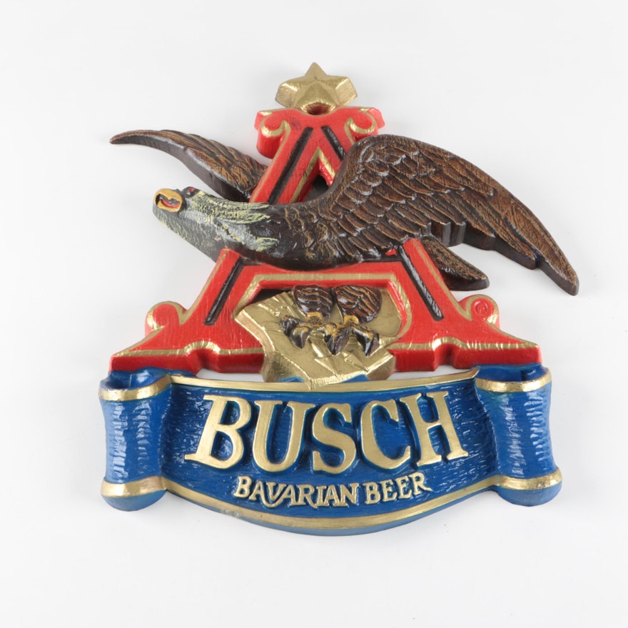 Busch Bavarian Beer Sign