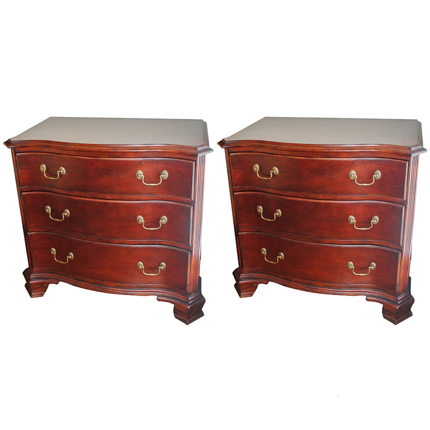 Queen Anne Style Nightstands by Bassett