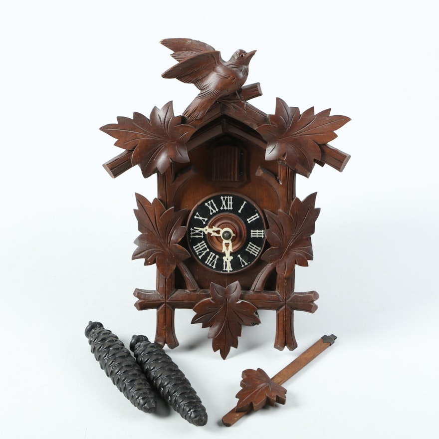 Vintage German Black Forest Cuckoo Clock