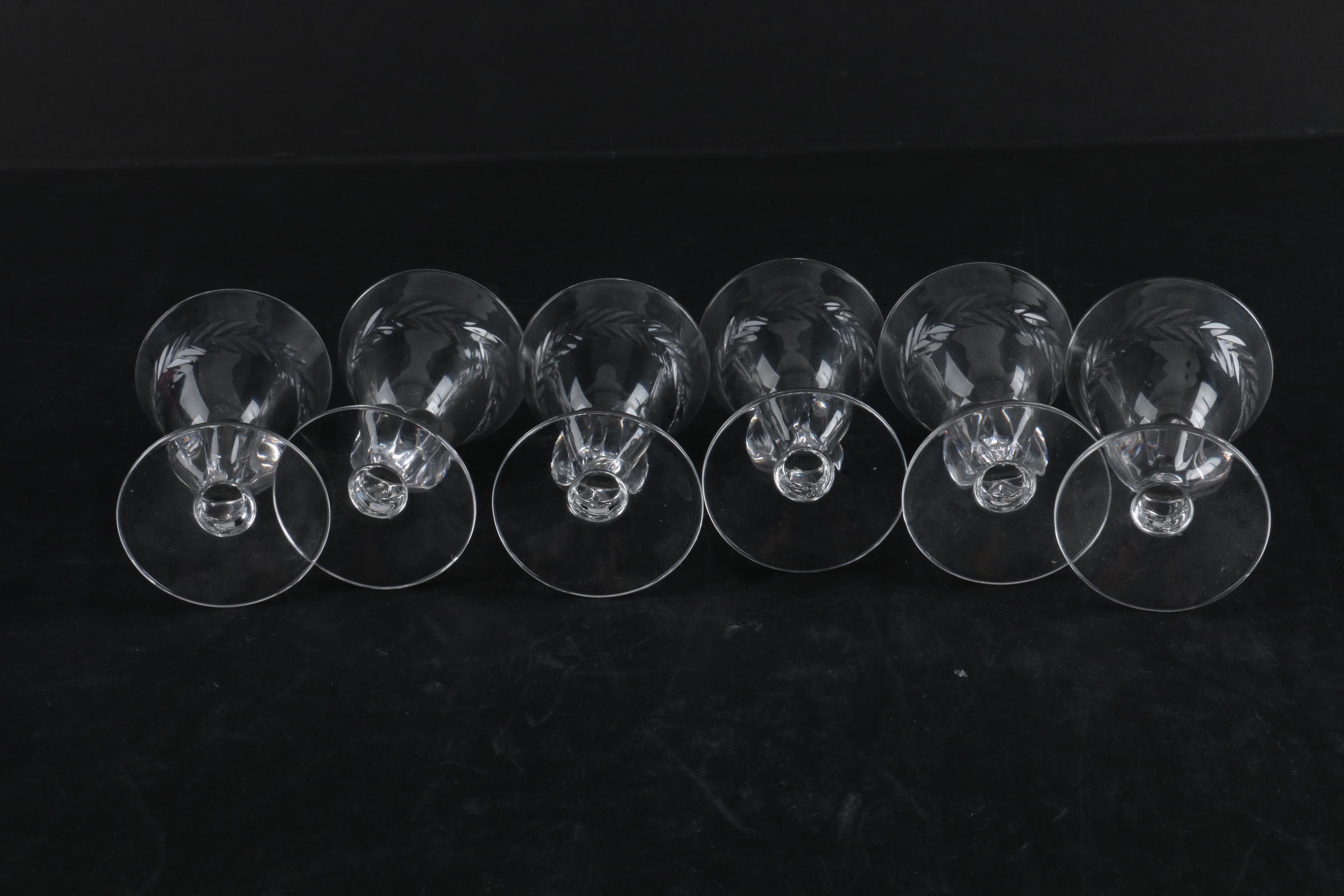 Villeroy & Boch "Milano" and More Crystal Cordial Glasses