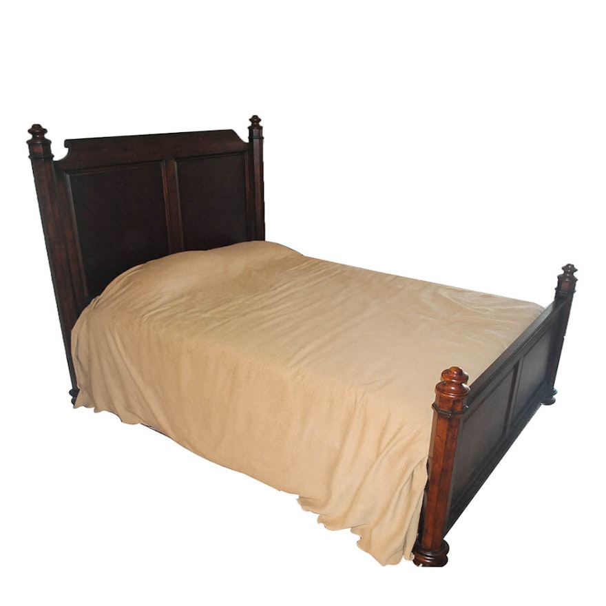 Mid-19th Century Style Queen-Size Bed Frame