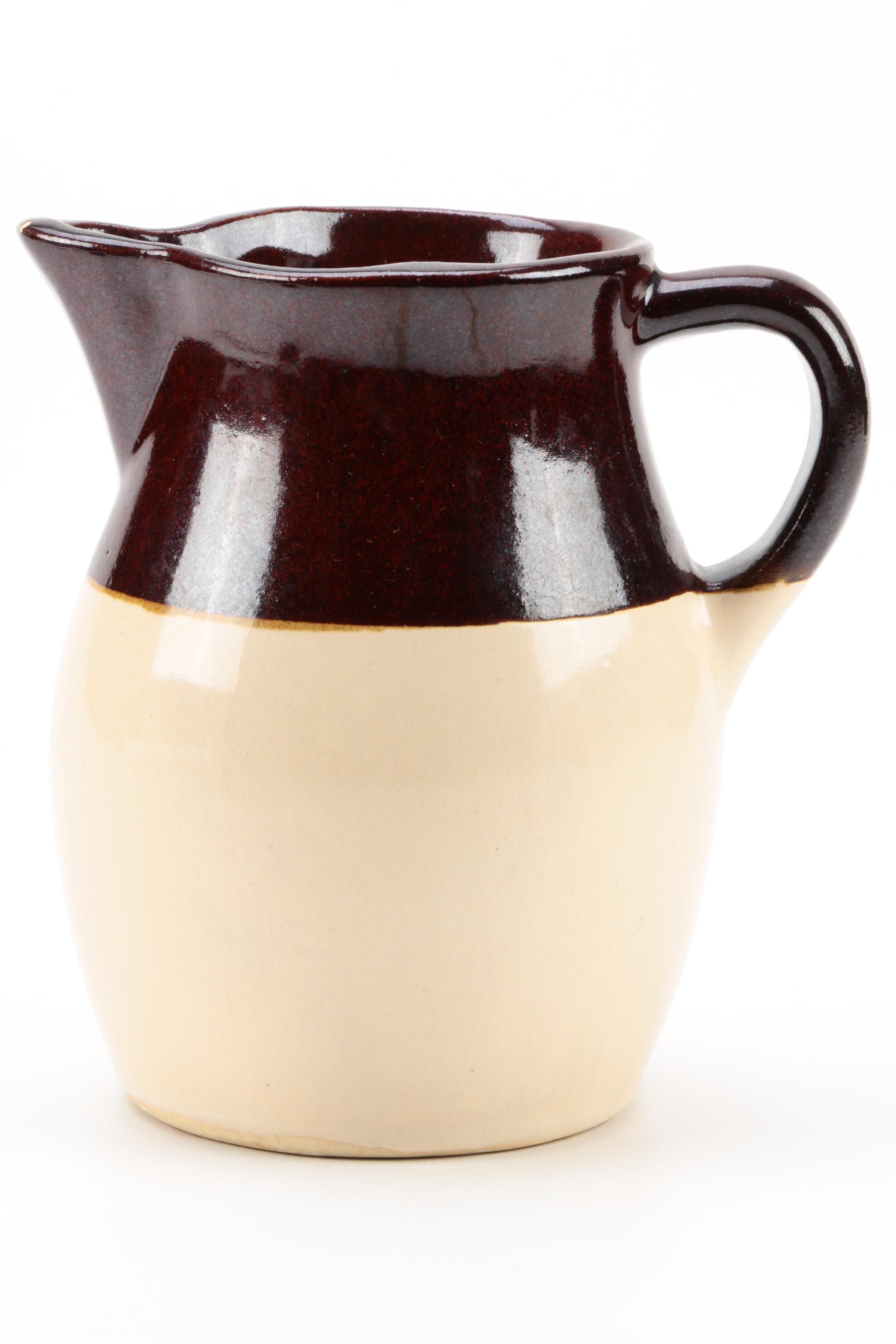 Bean Pot and Staub Iron Enamel Cocotte with a Jug