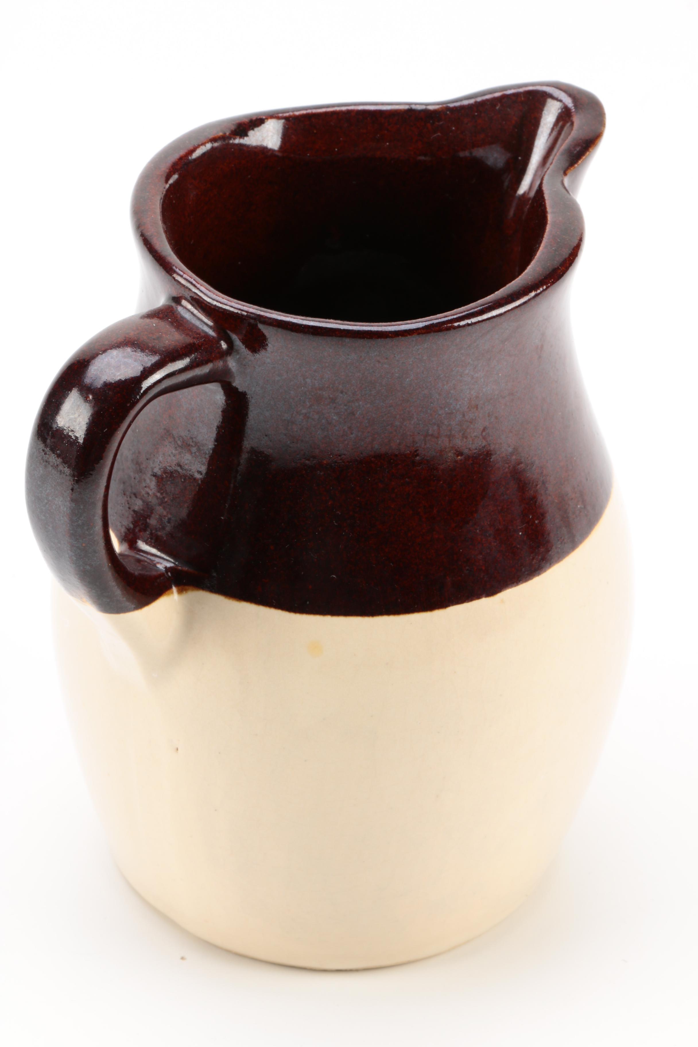 Bean Pot and Staub Iron Enamel Cocotte with a Jug