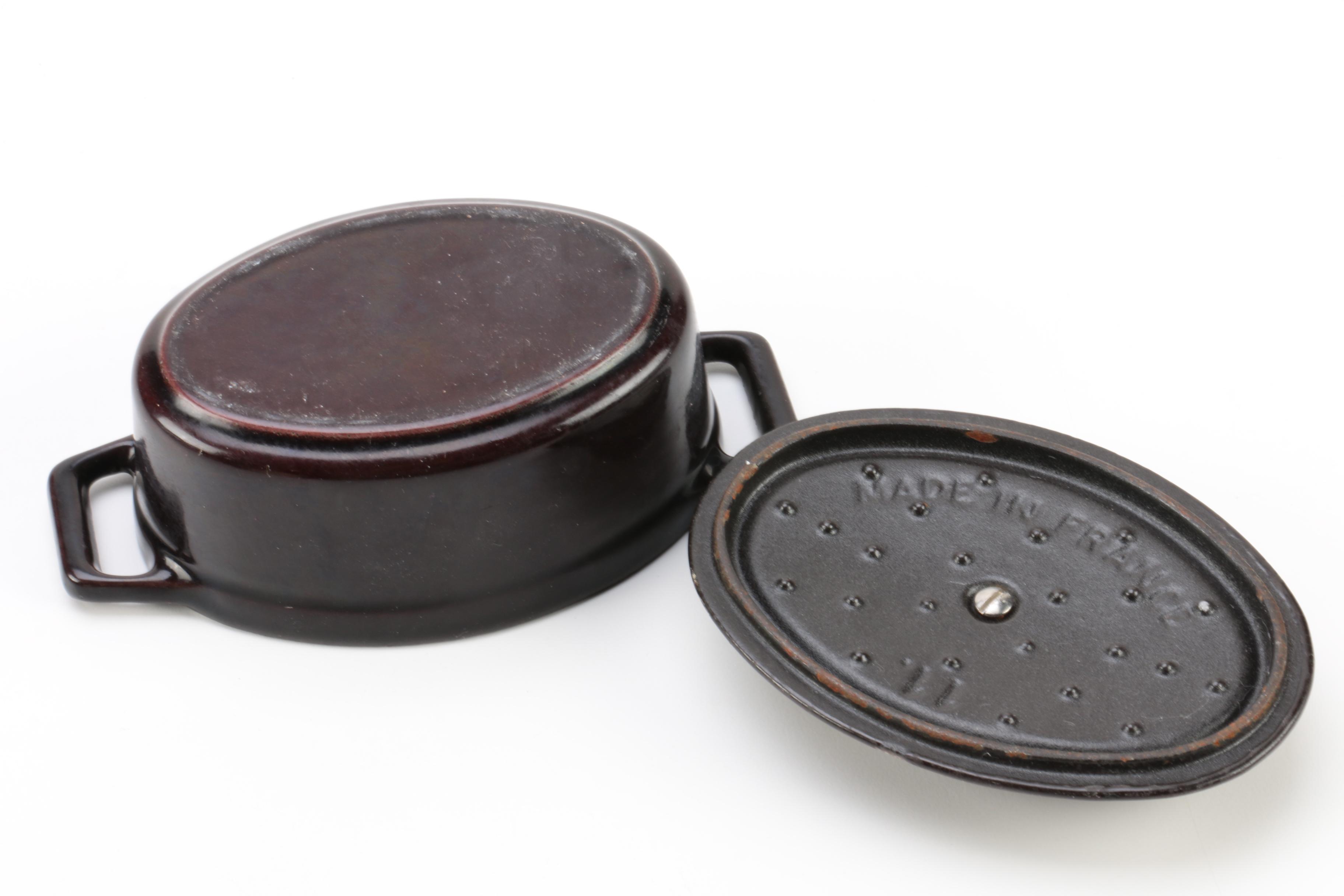 Bean Pot and Staub Iron Enamel Cocotte with a Jug