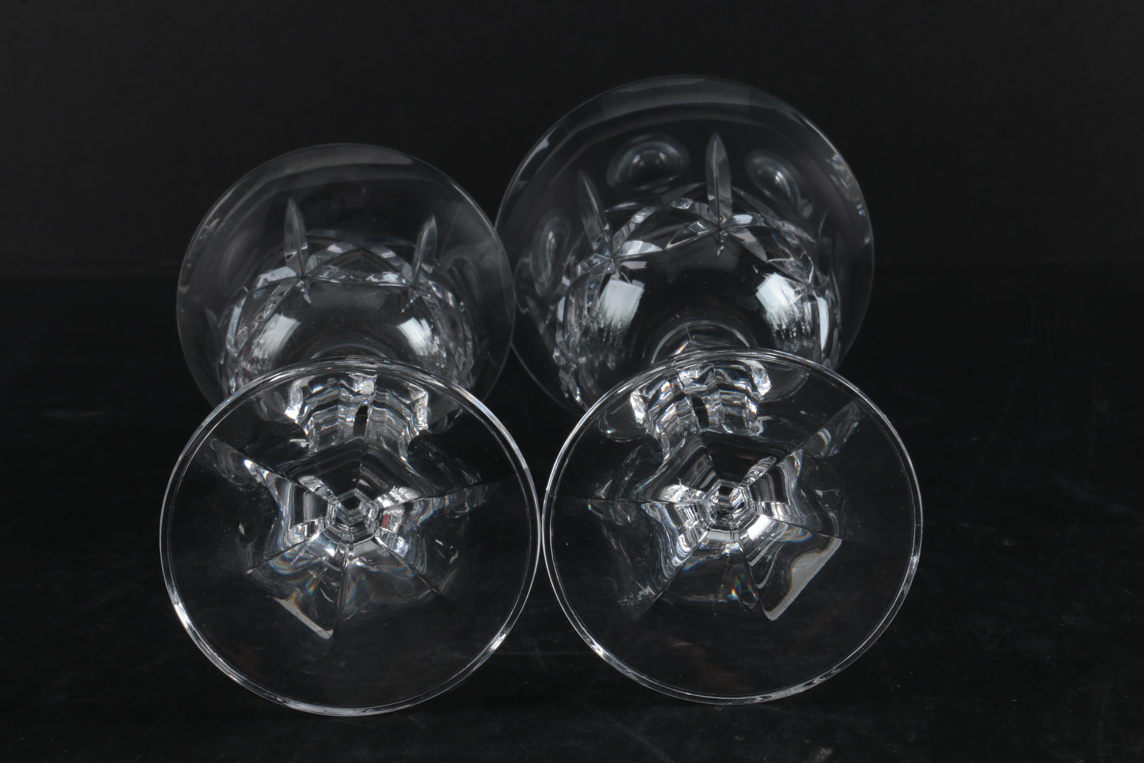 Collection of Bohemia Crystal Stemware