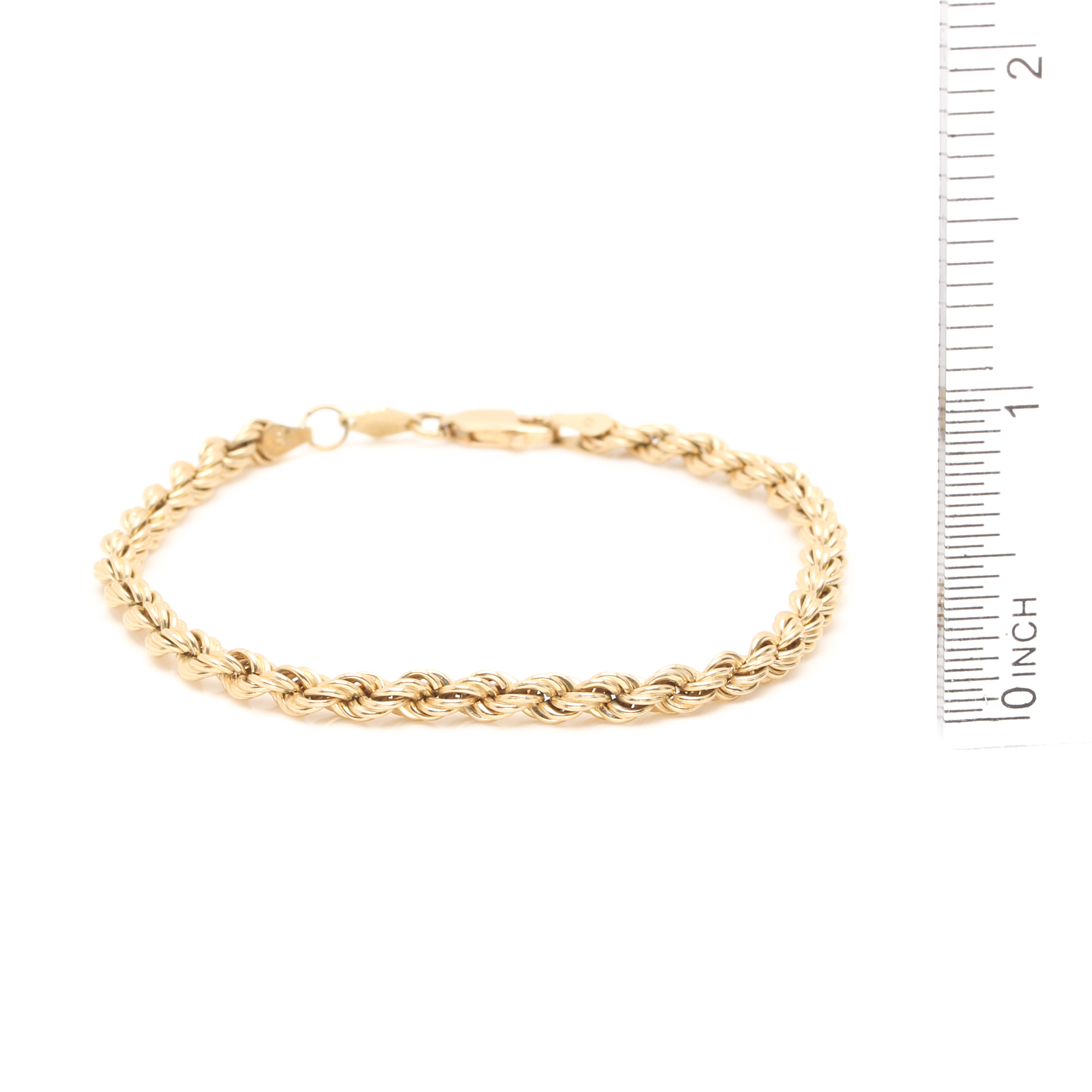 14K Yellow Gold Chain Bracelet