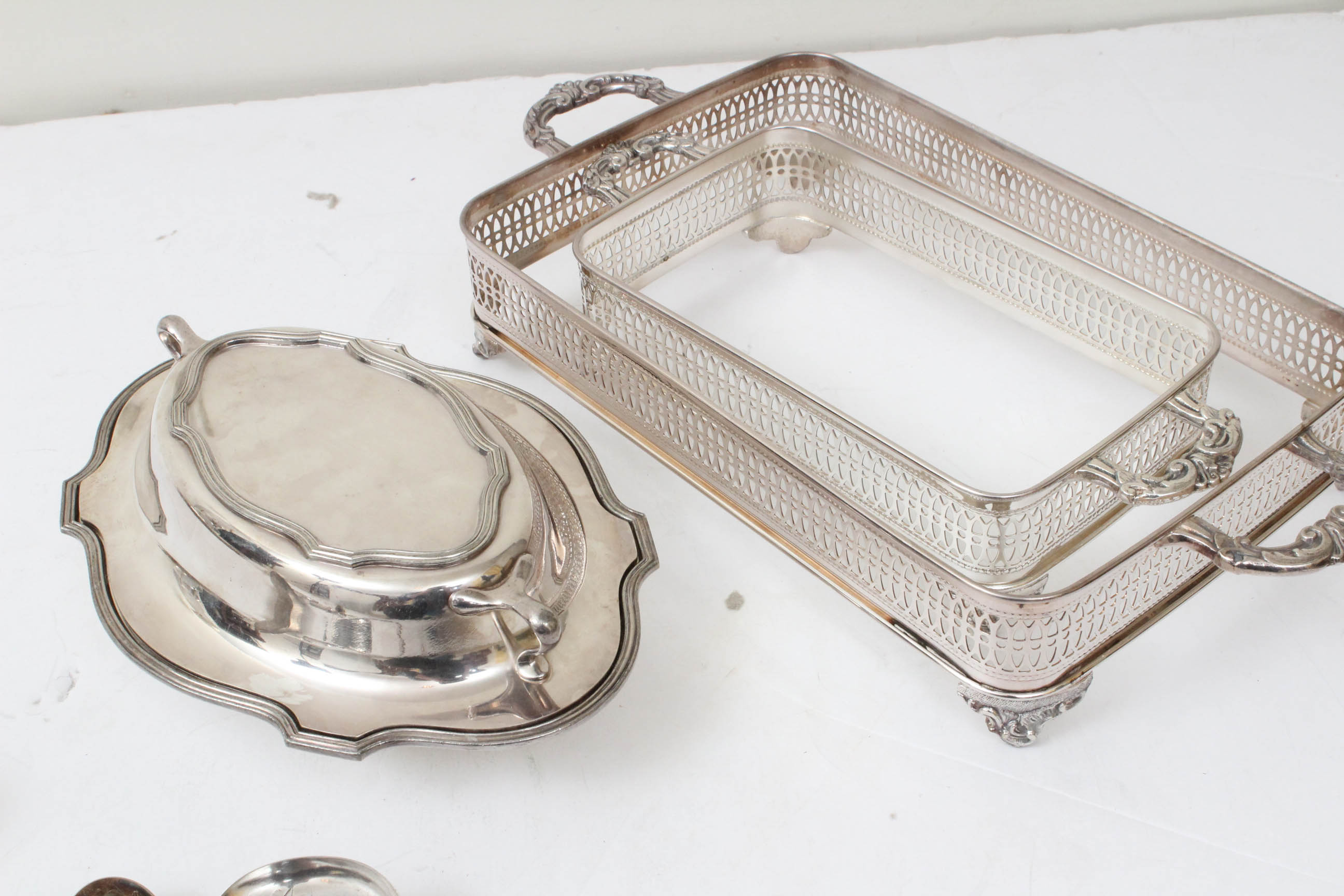 Vintage International Silver, Castlon, and Other Plated Silver Tableware