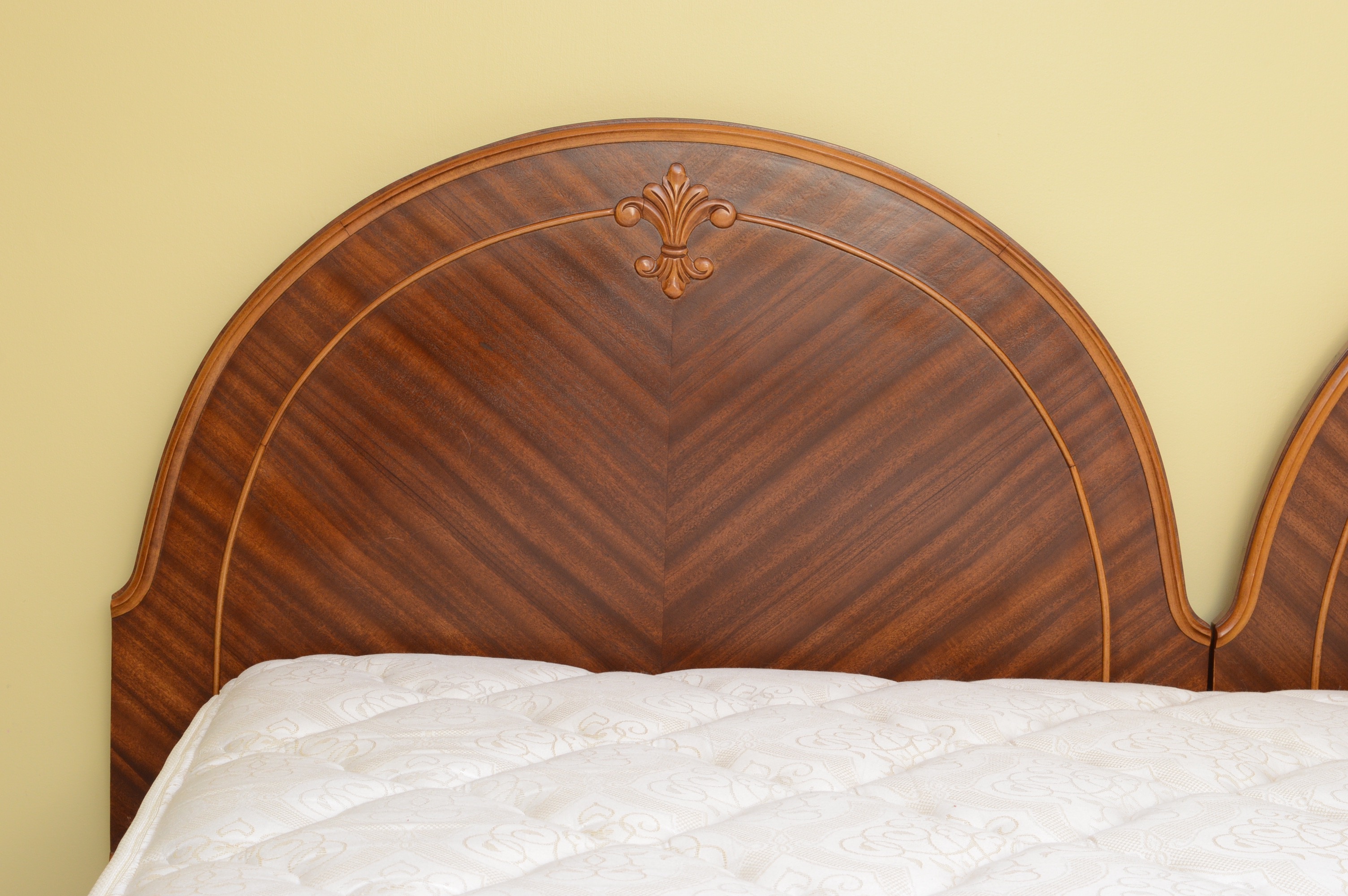 1940's Twin Bed Frames with King Mattress