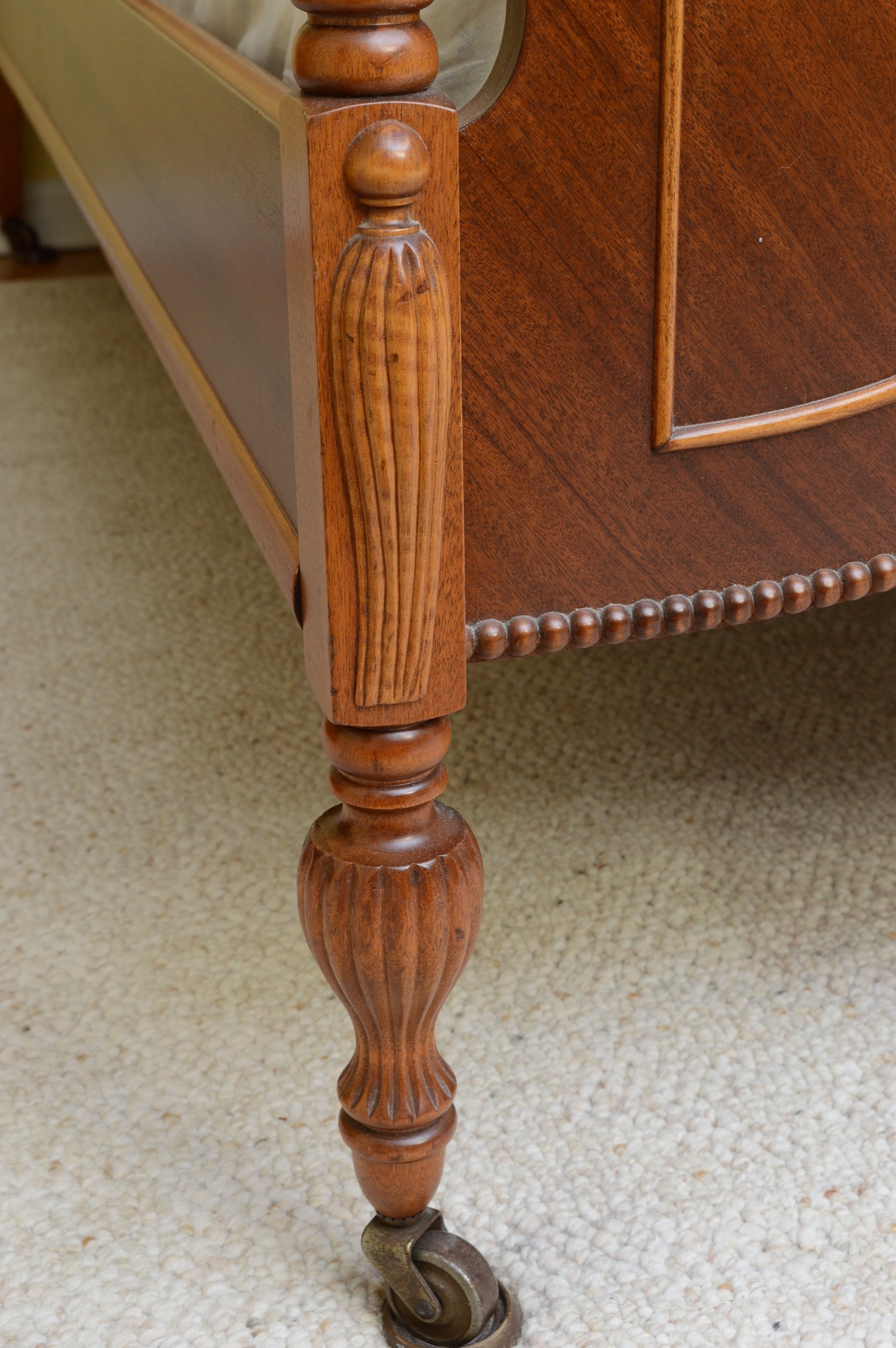 1940's Twin Bed Frames with King Mattress