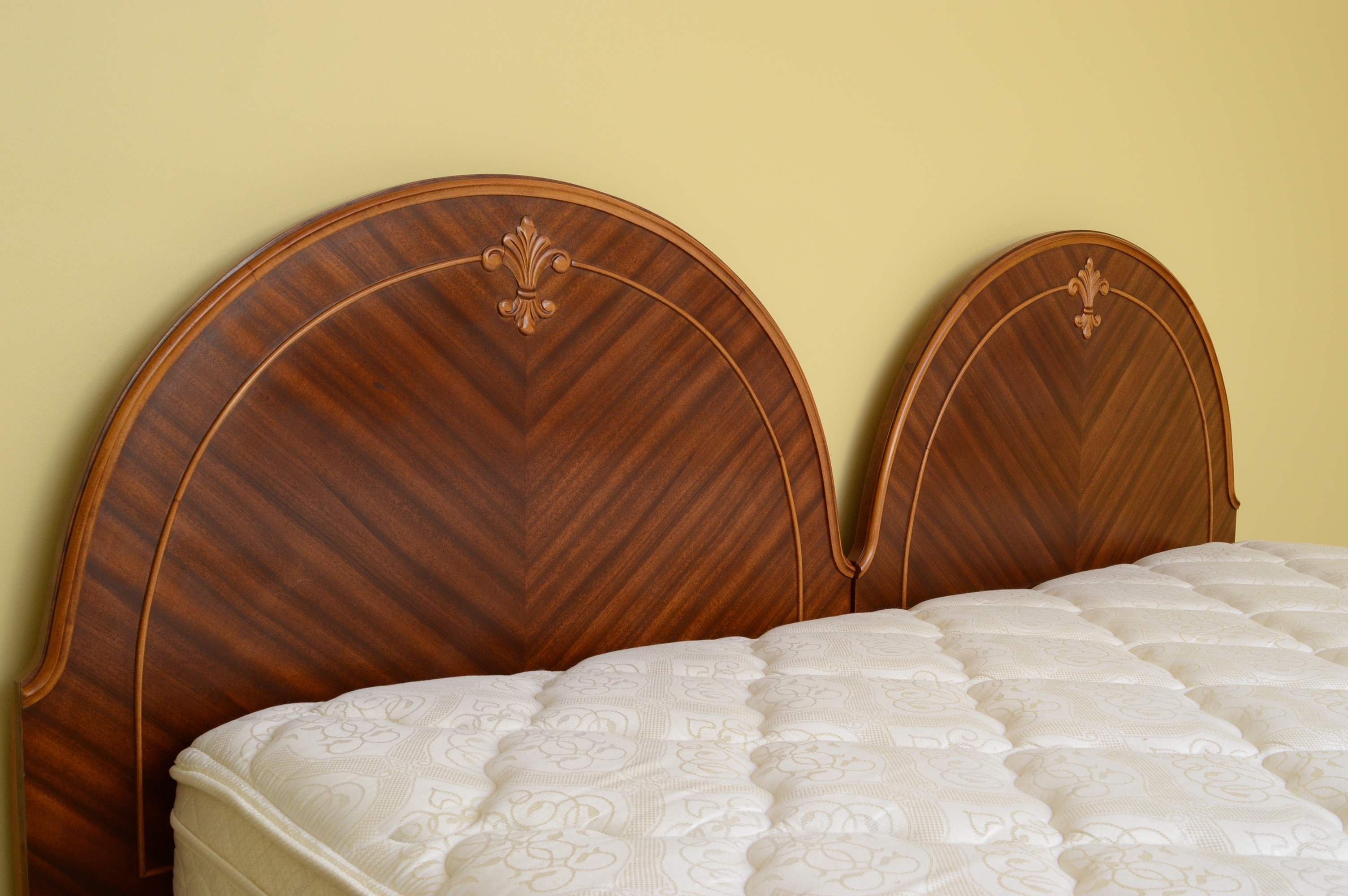 1940's Twin Bed Frames with King Mattress