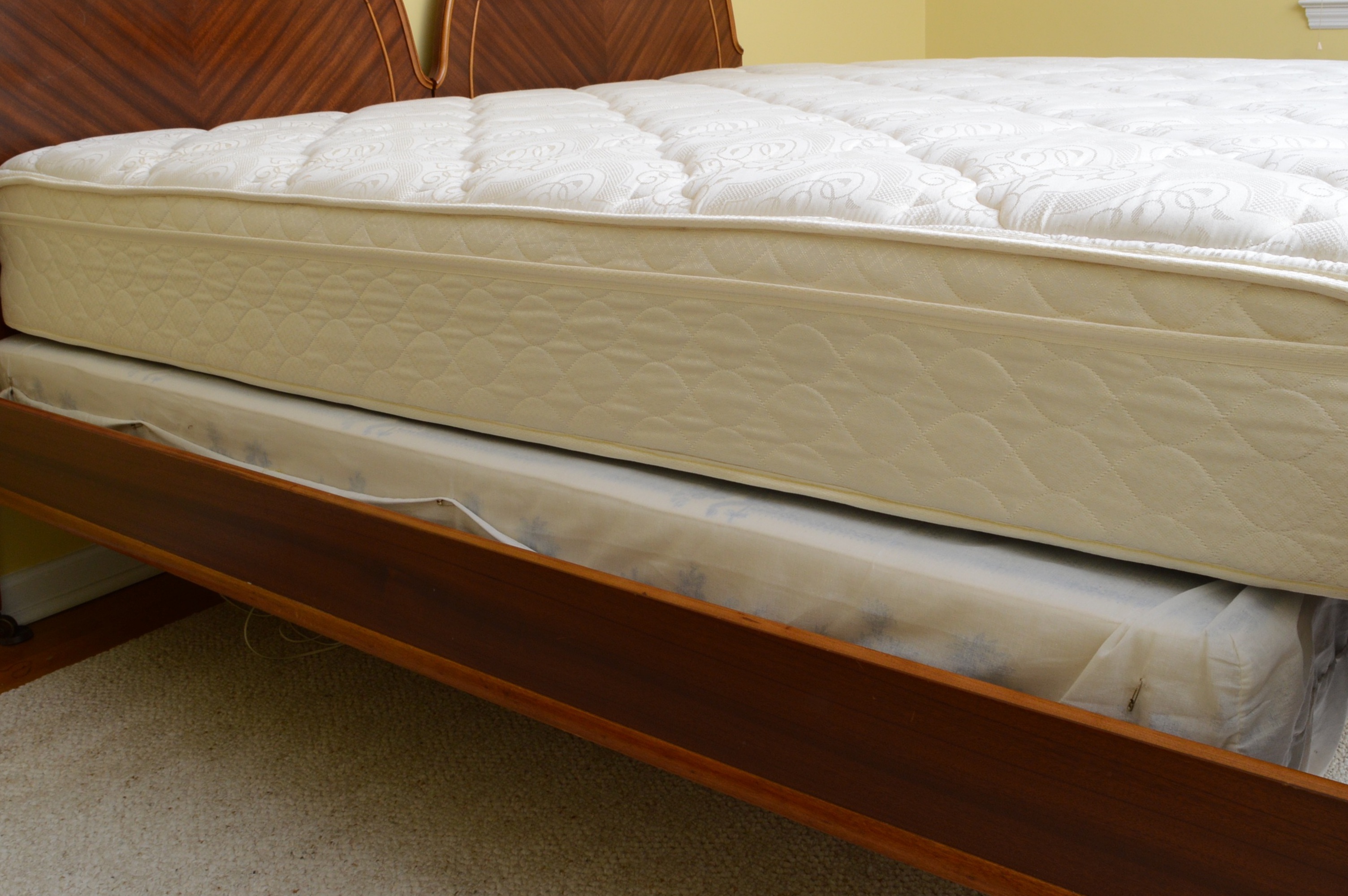 1940's Twin Bed Frames with King Mattress