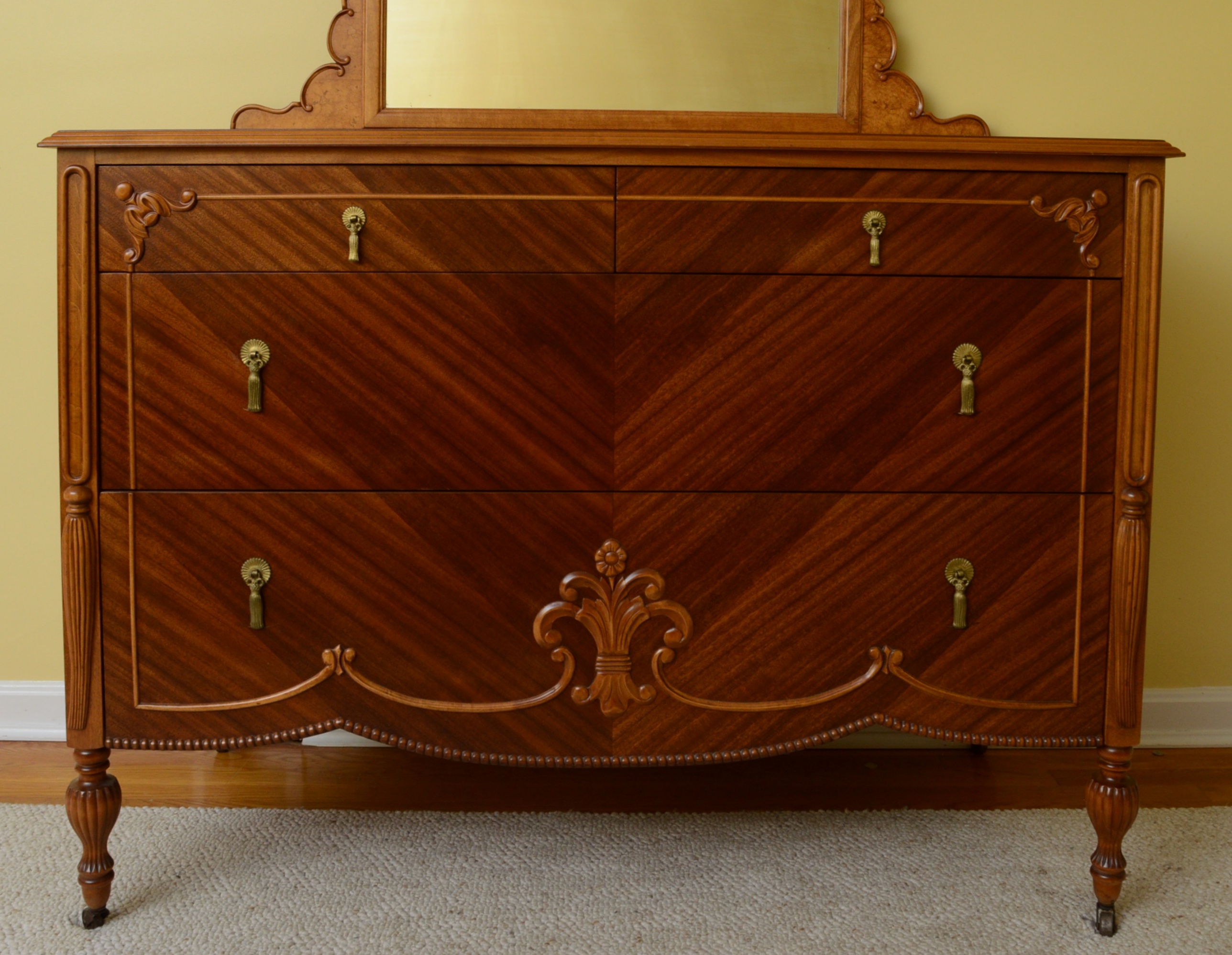 1940's Dresser with Mirror