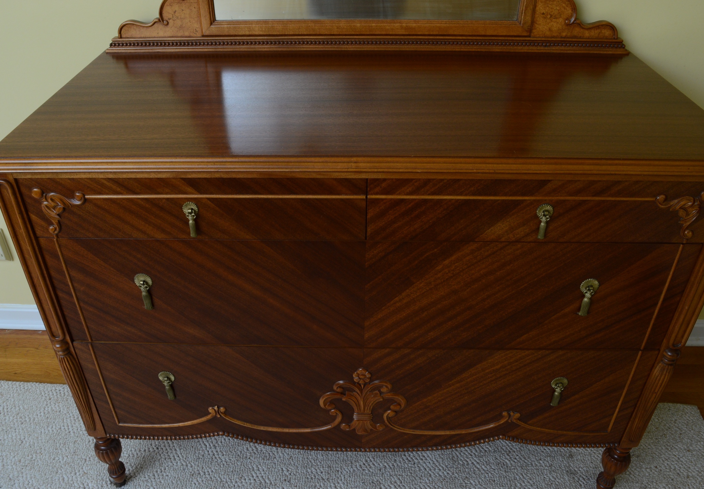 1940's Dresser with Mirror