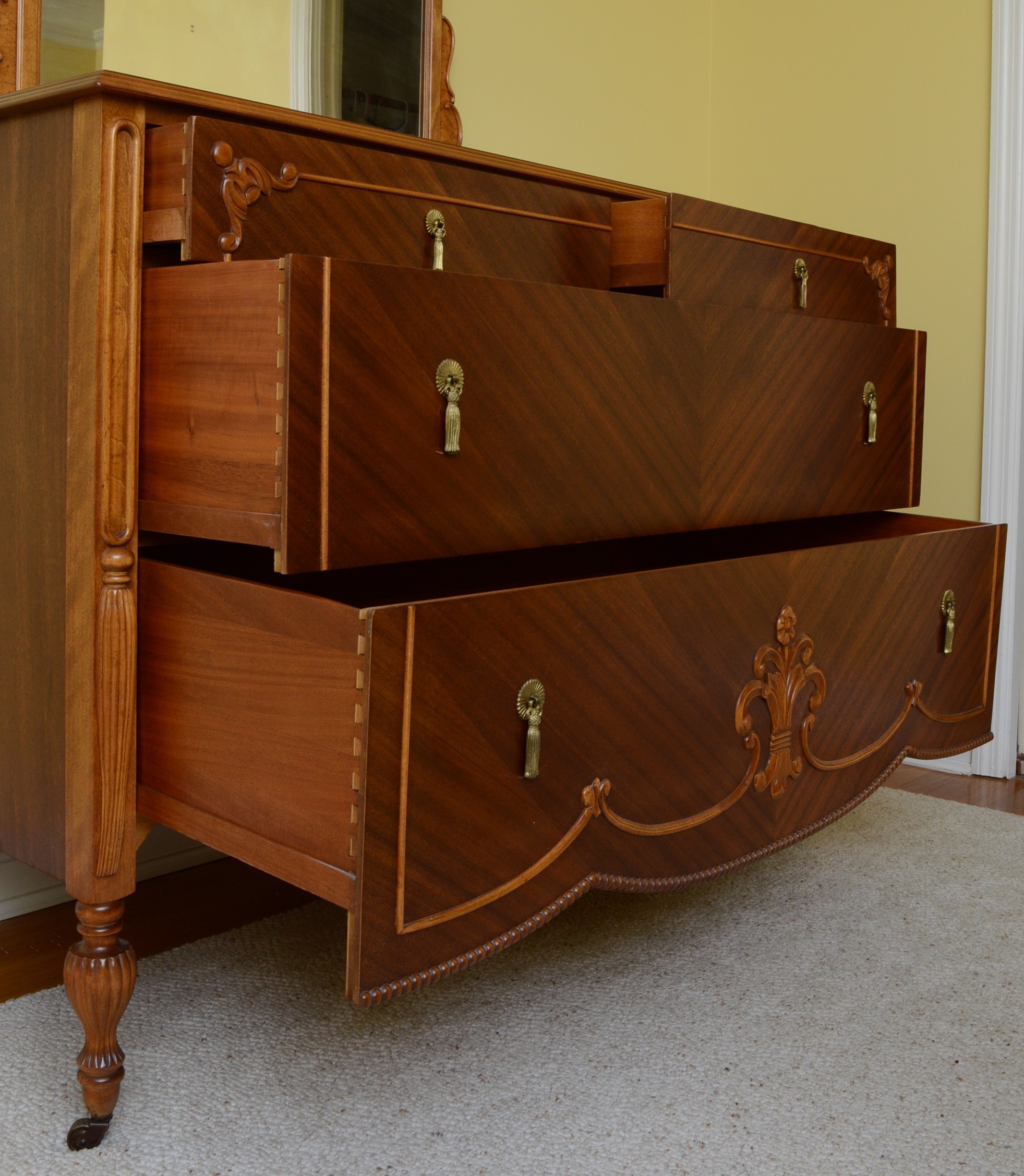 1940's Dresser with Mirror