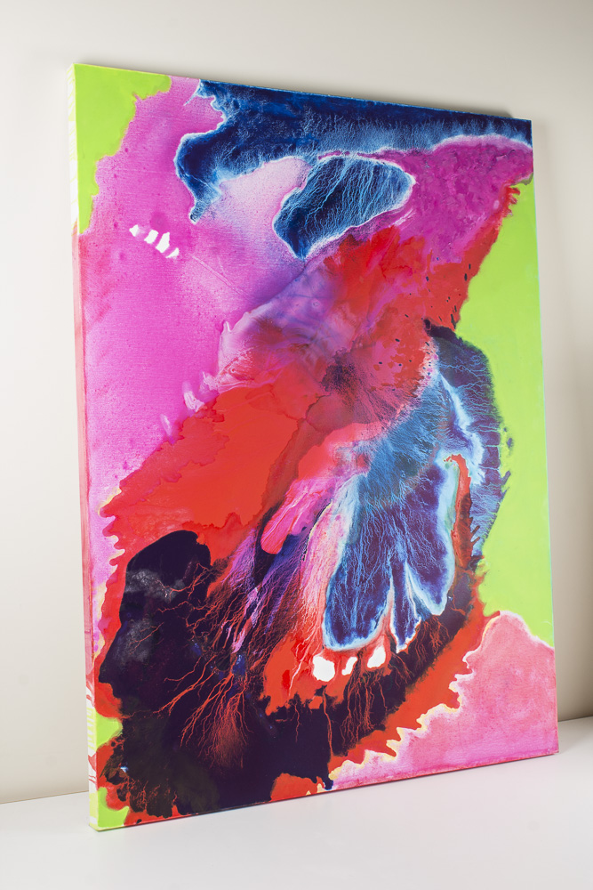 Oil Painting of Abstract Composition