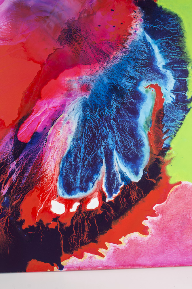 Oil Painting of Abstract Composition