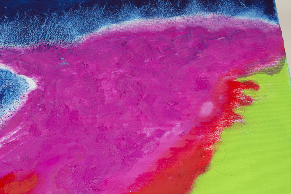 Oil Painting of Abstract Composition