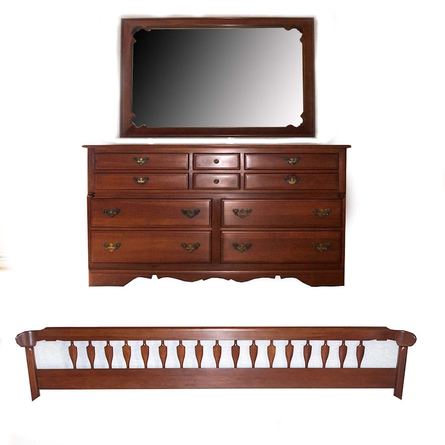 Buck's County Cherry Provincial Bedroom Furniture Set