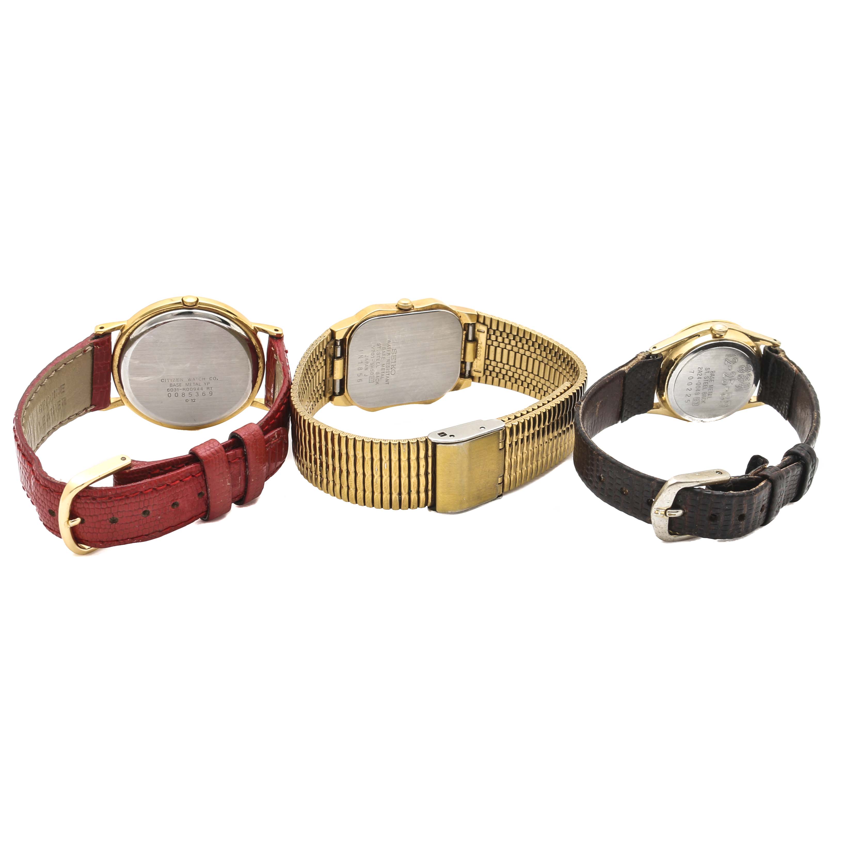 Collection of Seiko and Citizen Fashion Watches