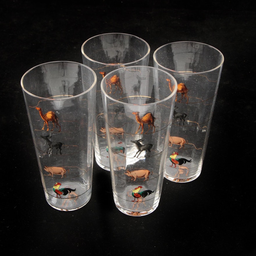 Animal-Themed Water Glasses