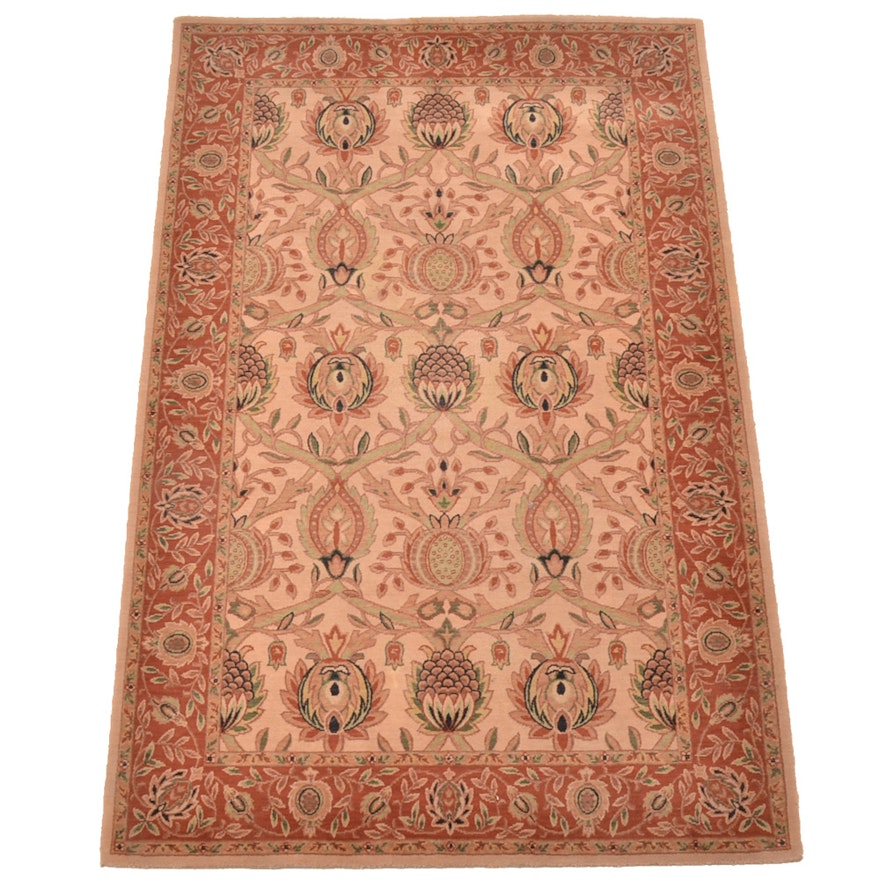 Power-Loomed Persian-Style Wool Area Rug