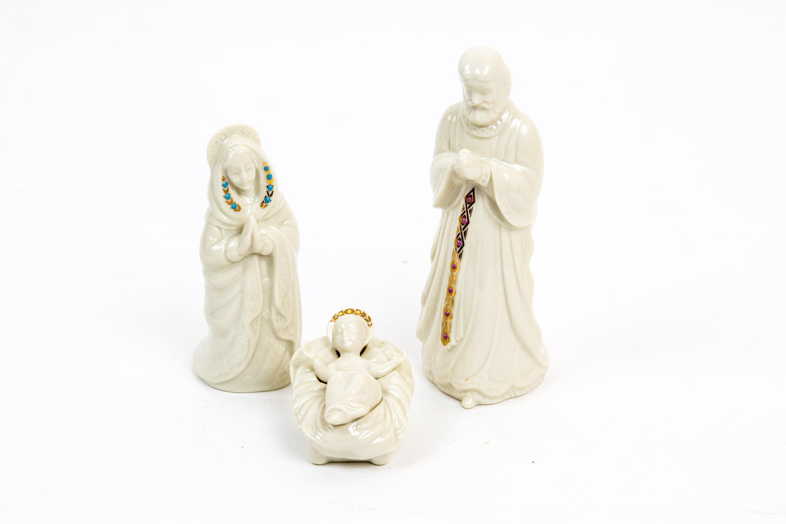 Lenox China Jewels Nativity Figurines