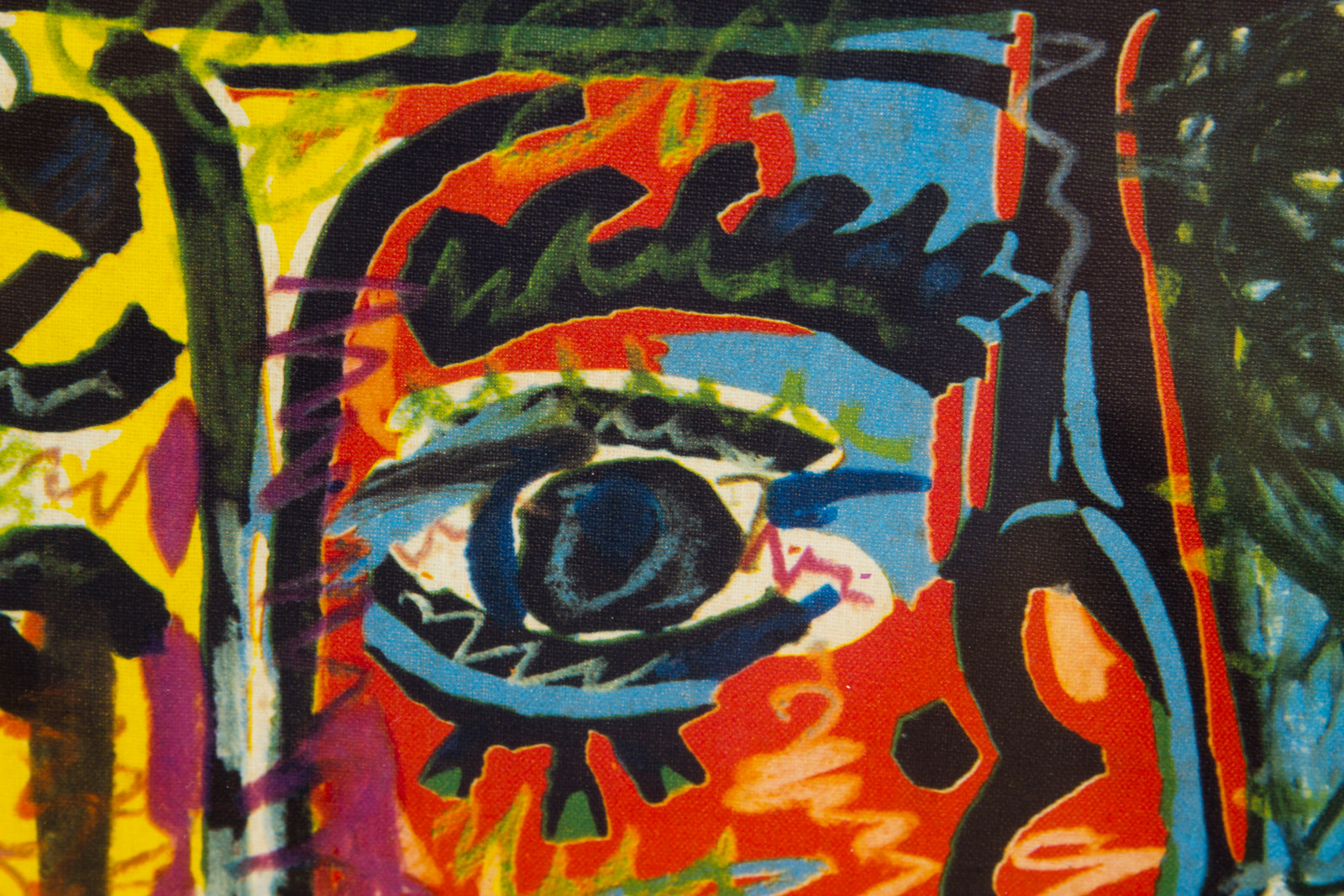 Offset Lithograph After Picasso "Woman In A Hat With Pompoms and Printed Blouse"