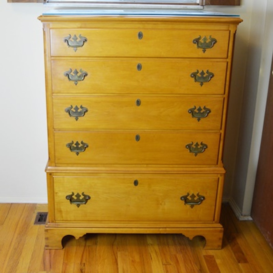 Willett Furniture Co. Maple Highboy Dresser