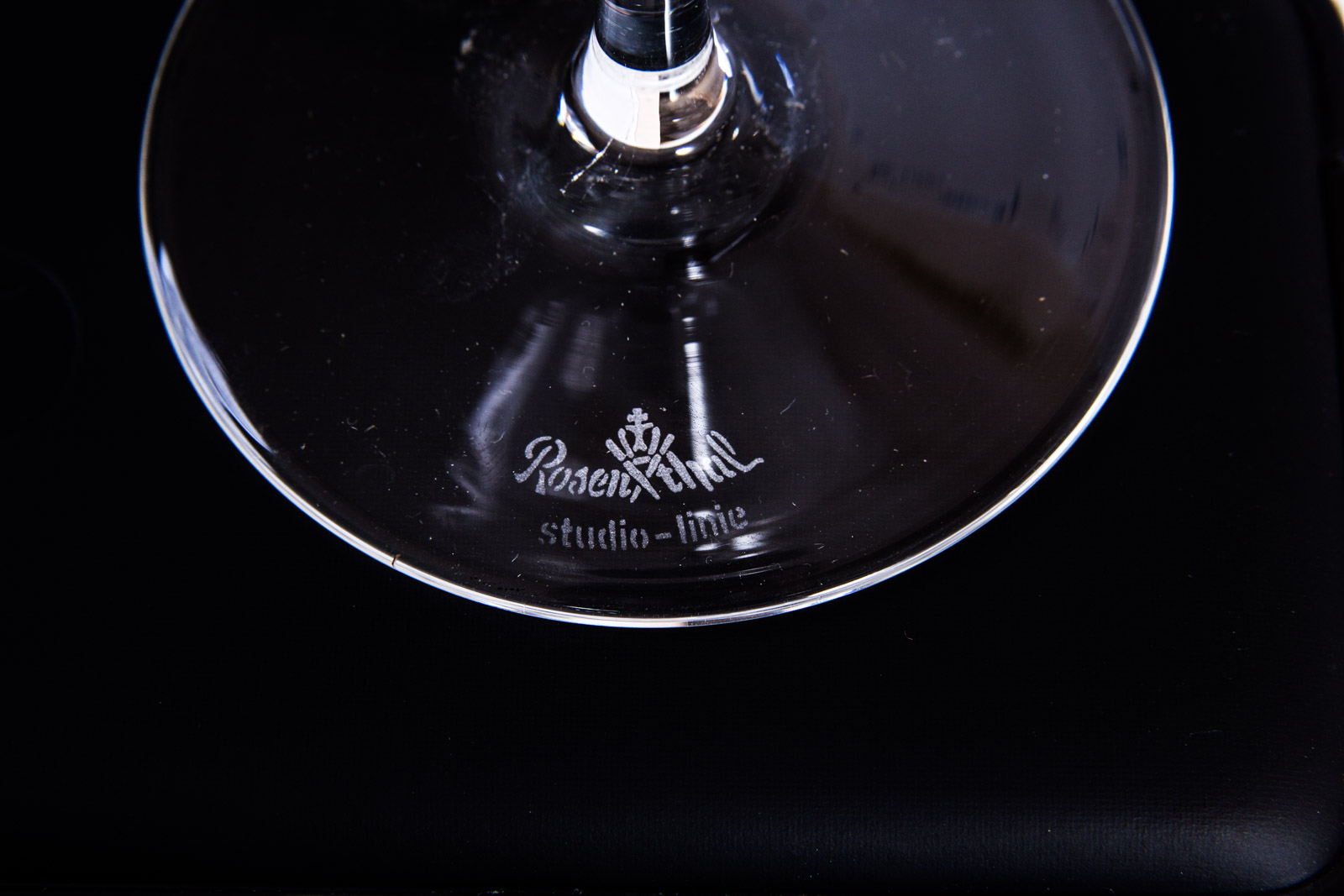 Assortment of Rosenthal "Lotus" Crystal Glassware