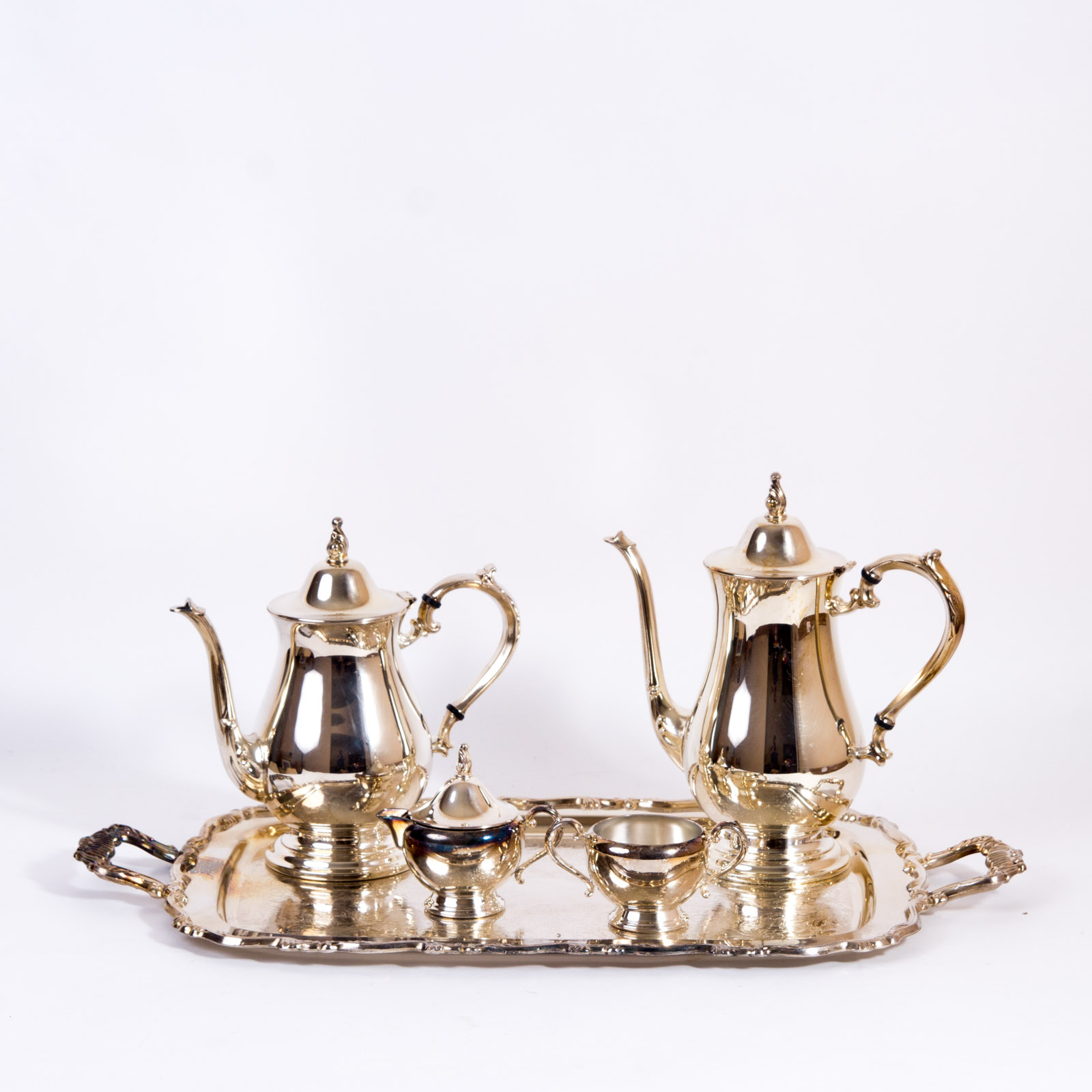 Vintage Oneida Silver Plated Tea Service Set