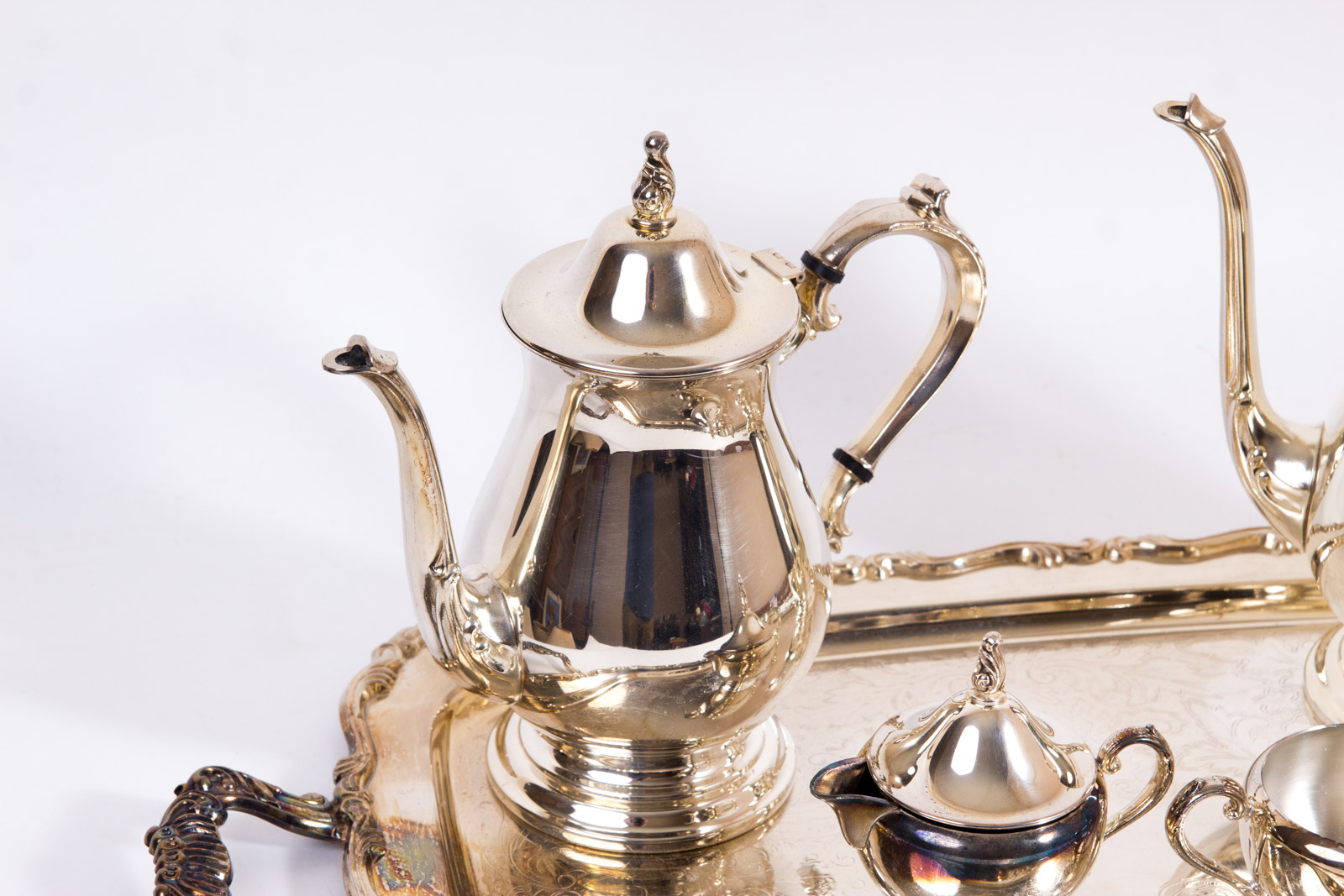 Vintage Oneida Silver Plated Tea Service Set