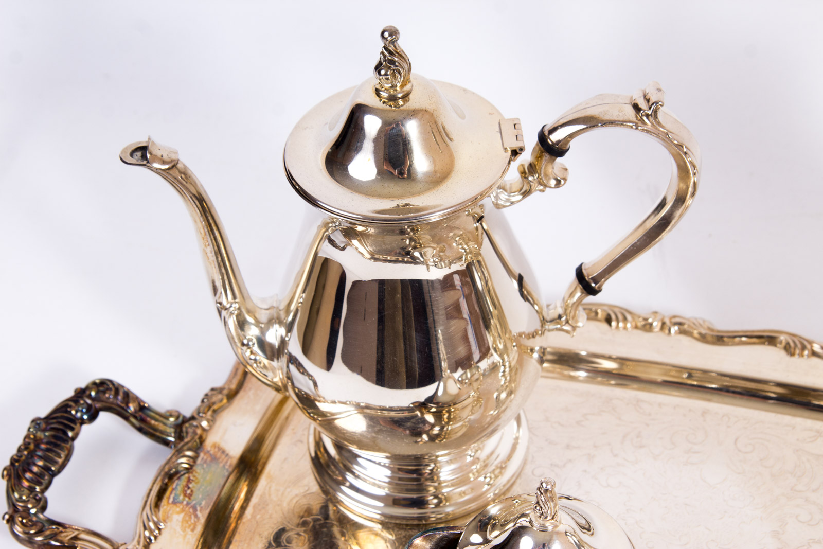 Vintage Oneida Silver Plated Tea Service Set