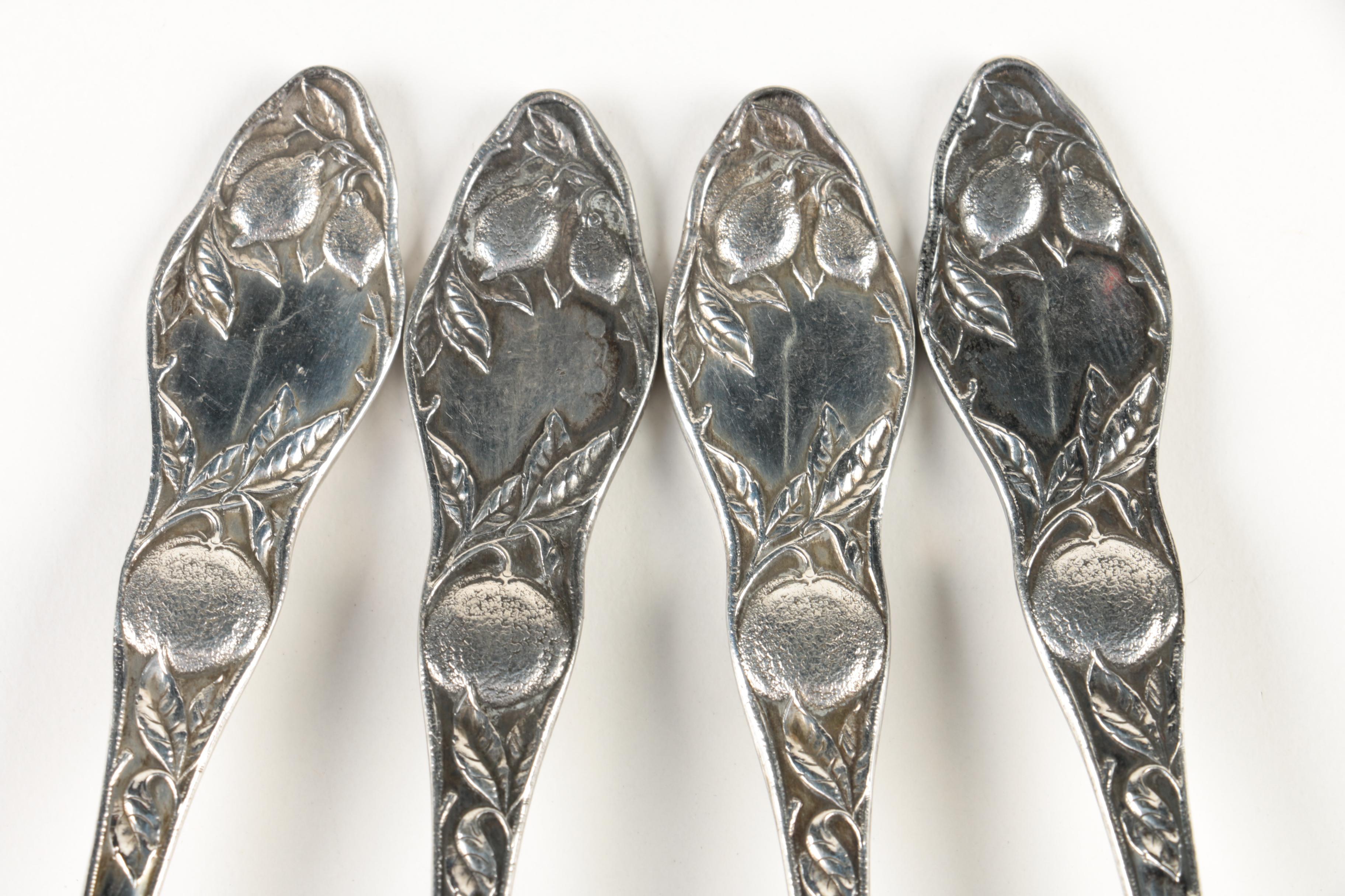Oneida Community "Orange" Silver-Plated Teaspoons