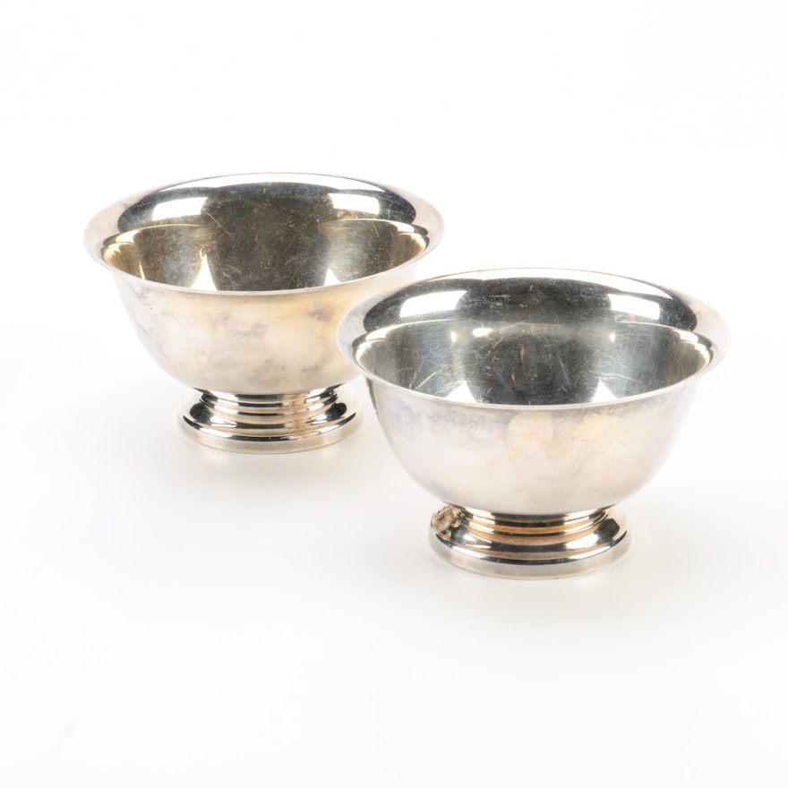 Pair of Reed & Barton Silver Plate "Paul Revere" Bowls