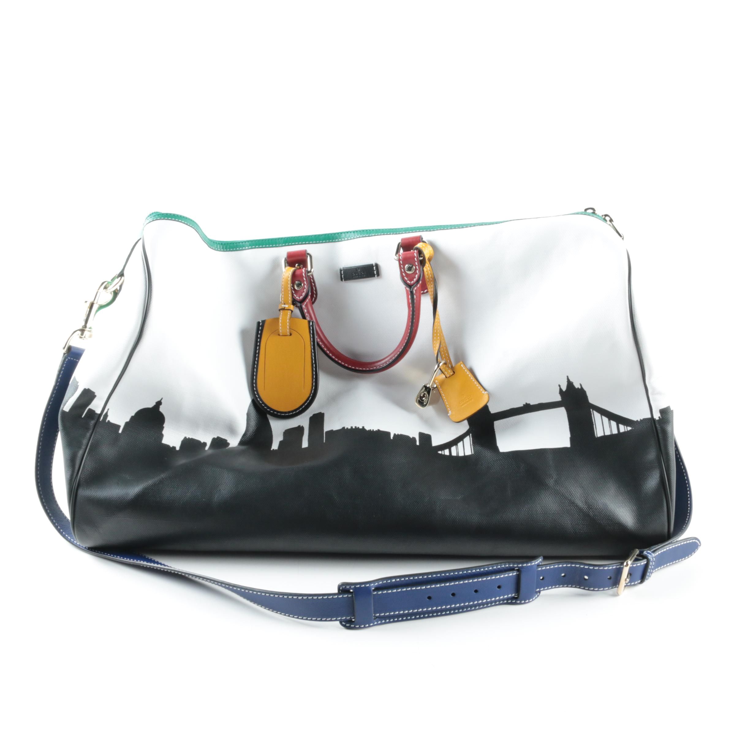 Gucci 2012 Limited Edition City Collection Coated Canvas Carry-On Duffel