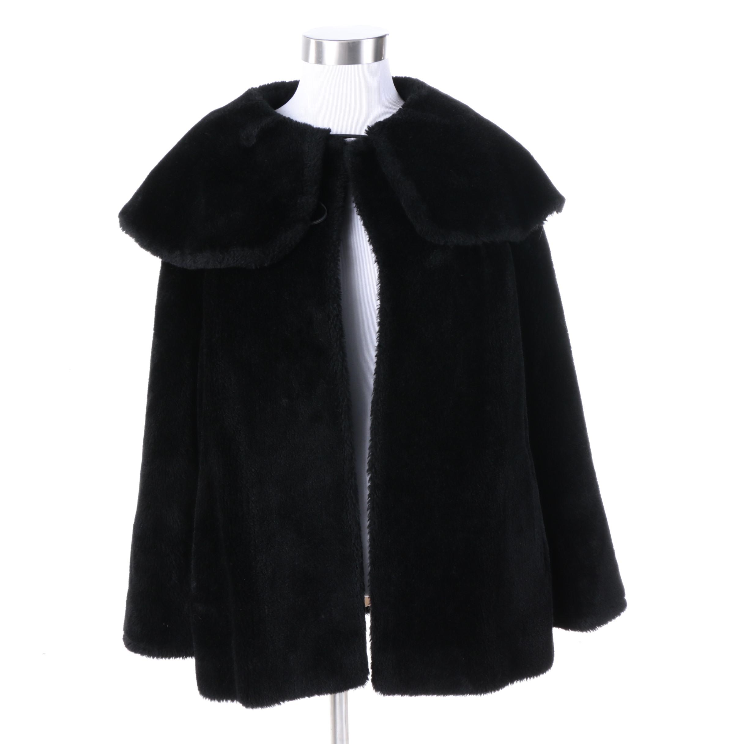 Women's Vintage Faux Fur Coat