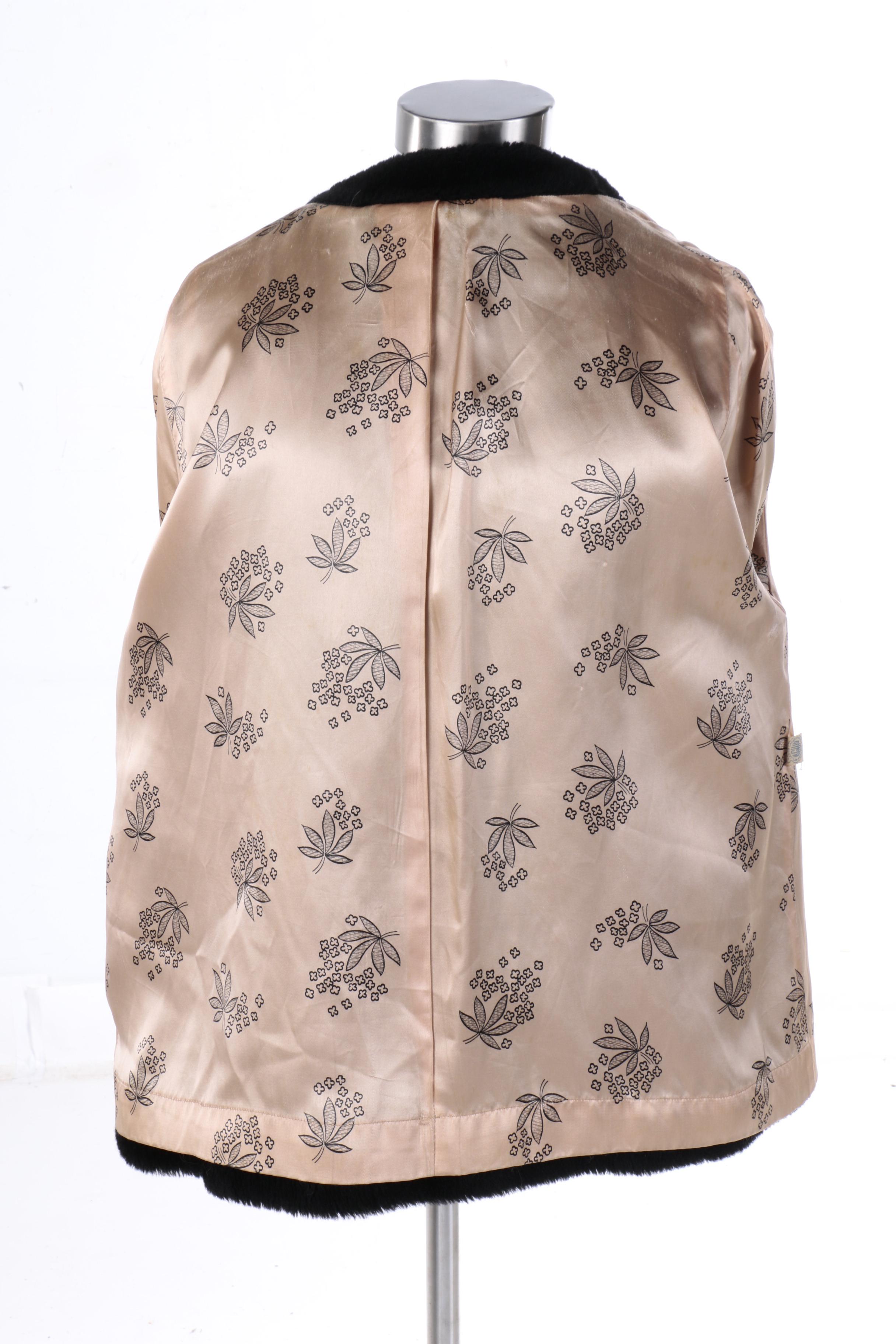 Women's Vintage Faux Fur Coat