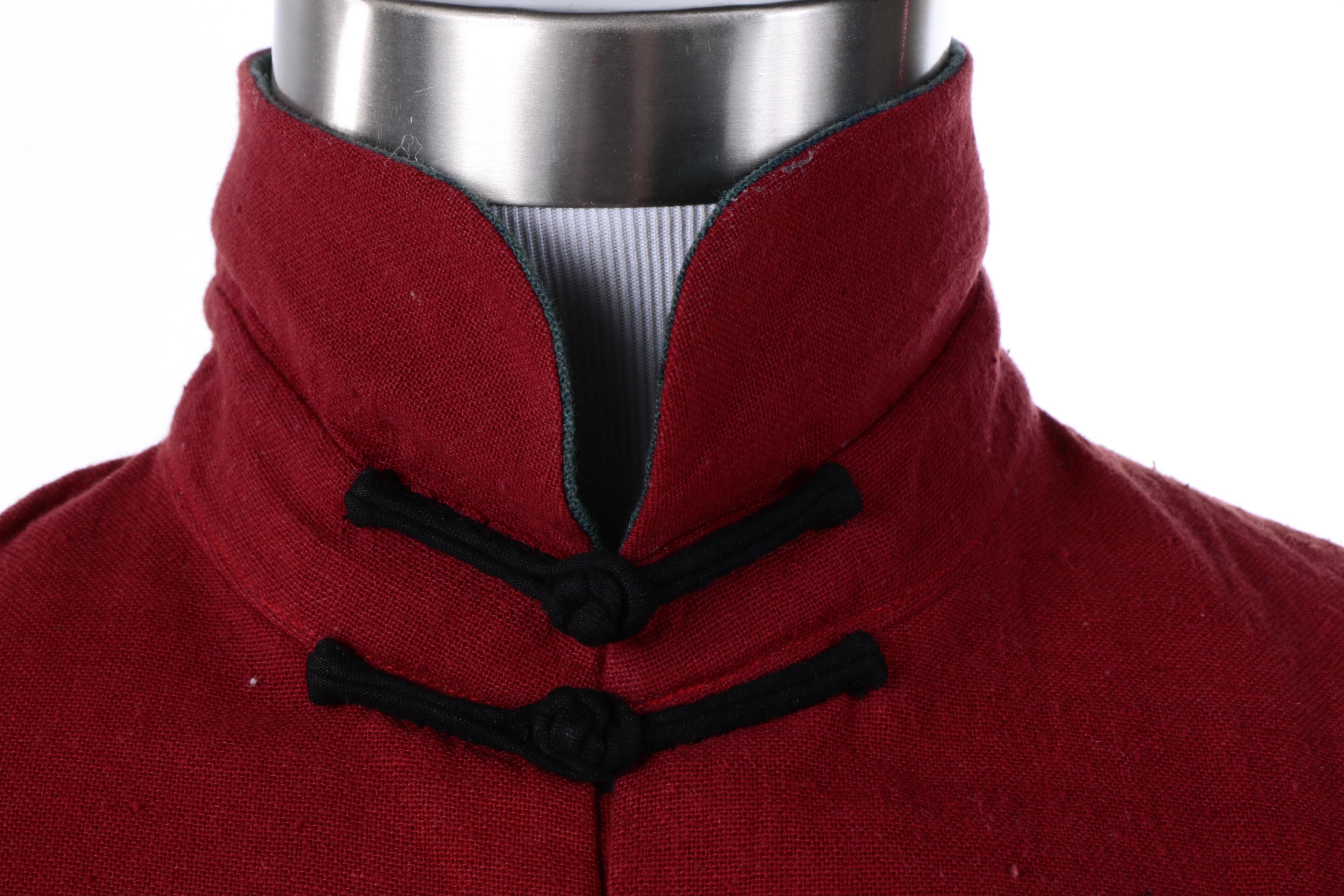 Chinese Style Jacket with Mandarin Collar