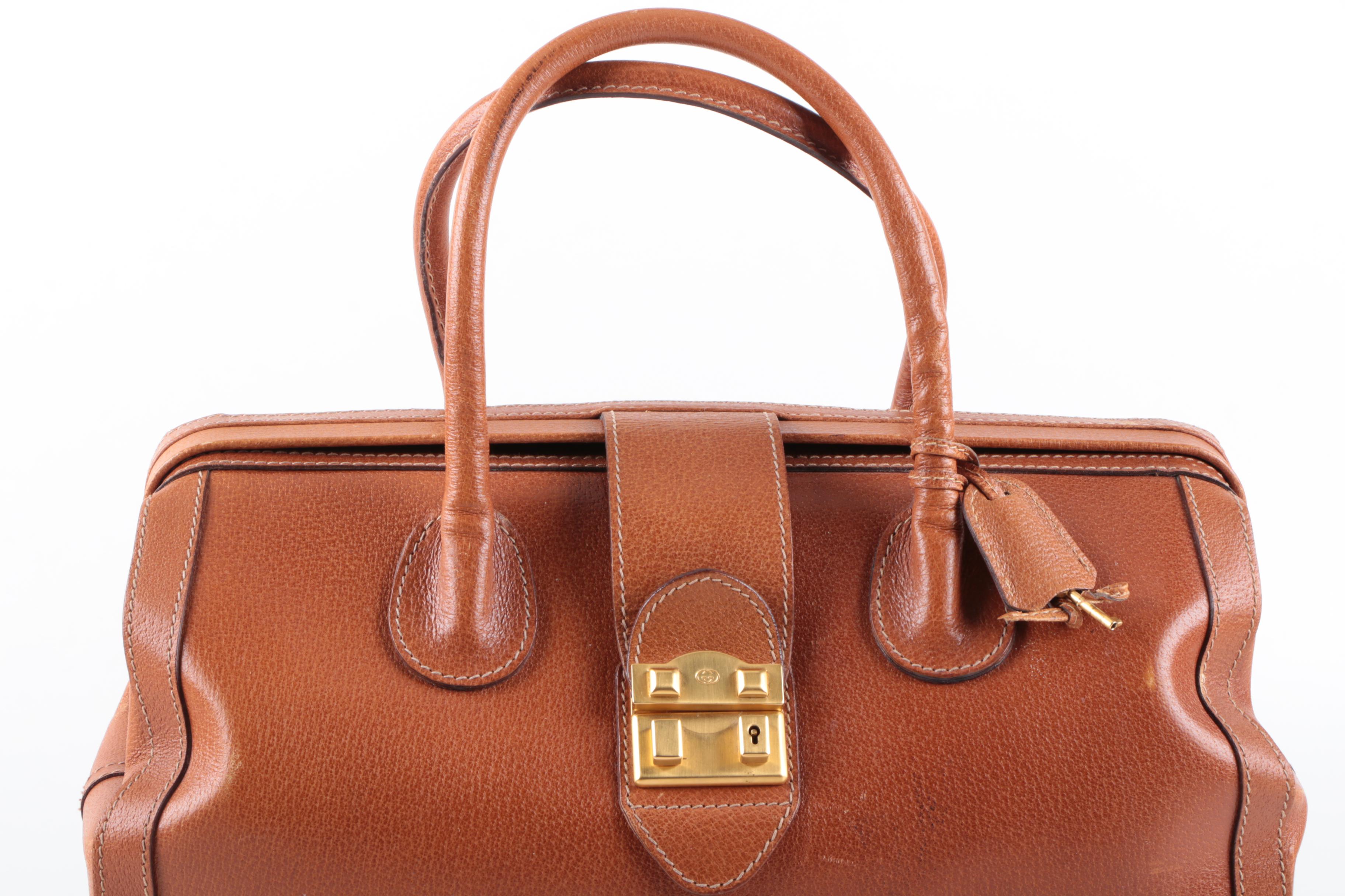 Vintage Gucci Leather Doctor's Bag