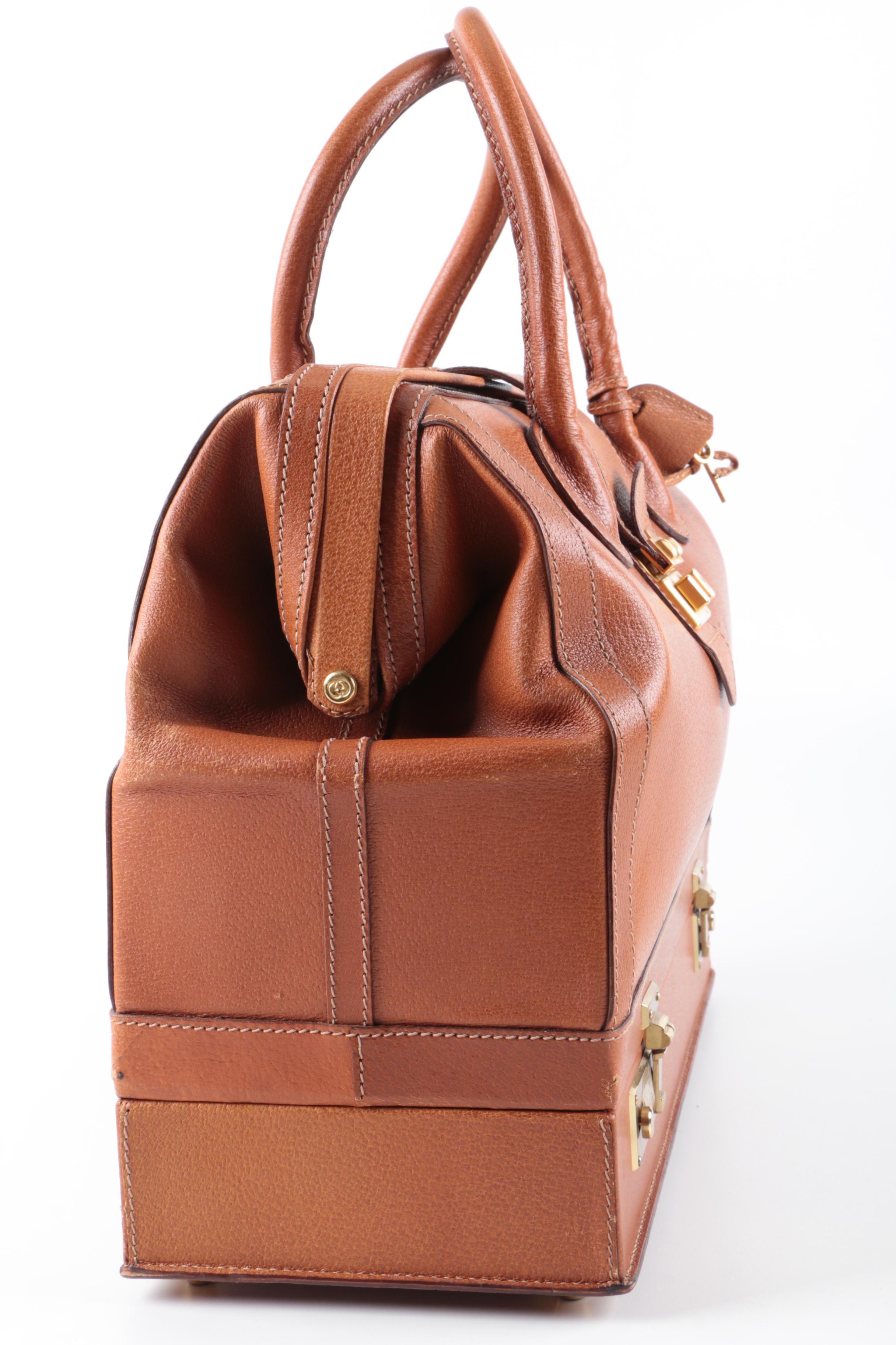Vintage Gucci Leather Doctor's Bag