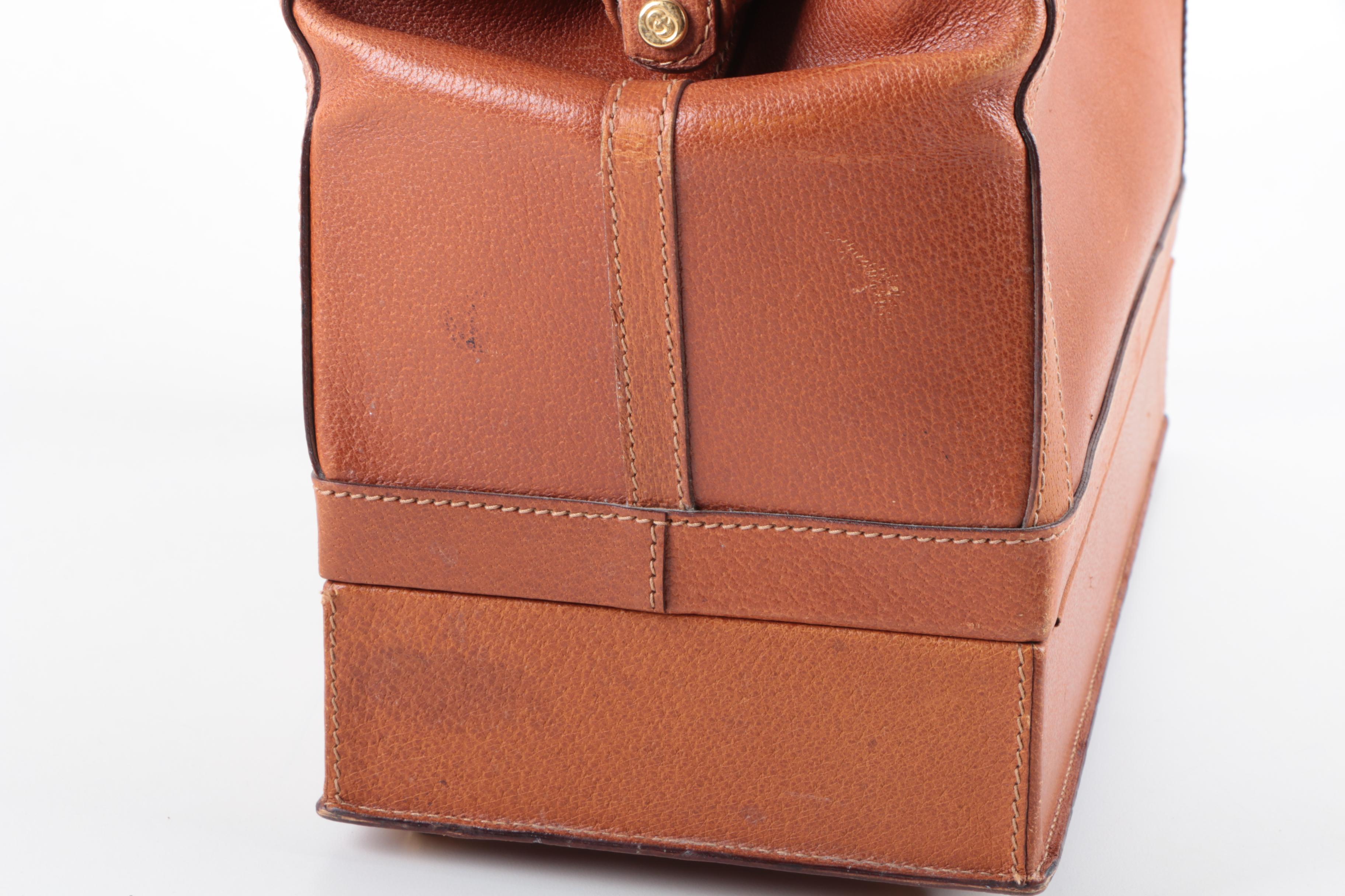 Vintage Gucci Leather Doctor's Bag