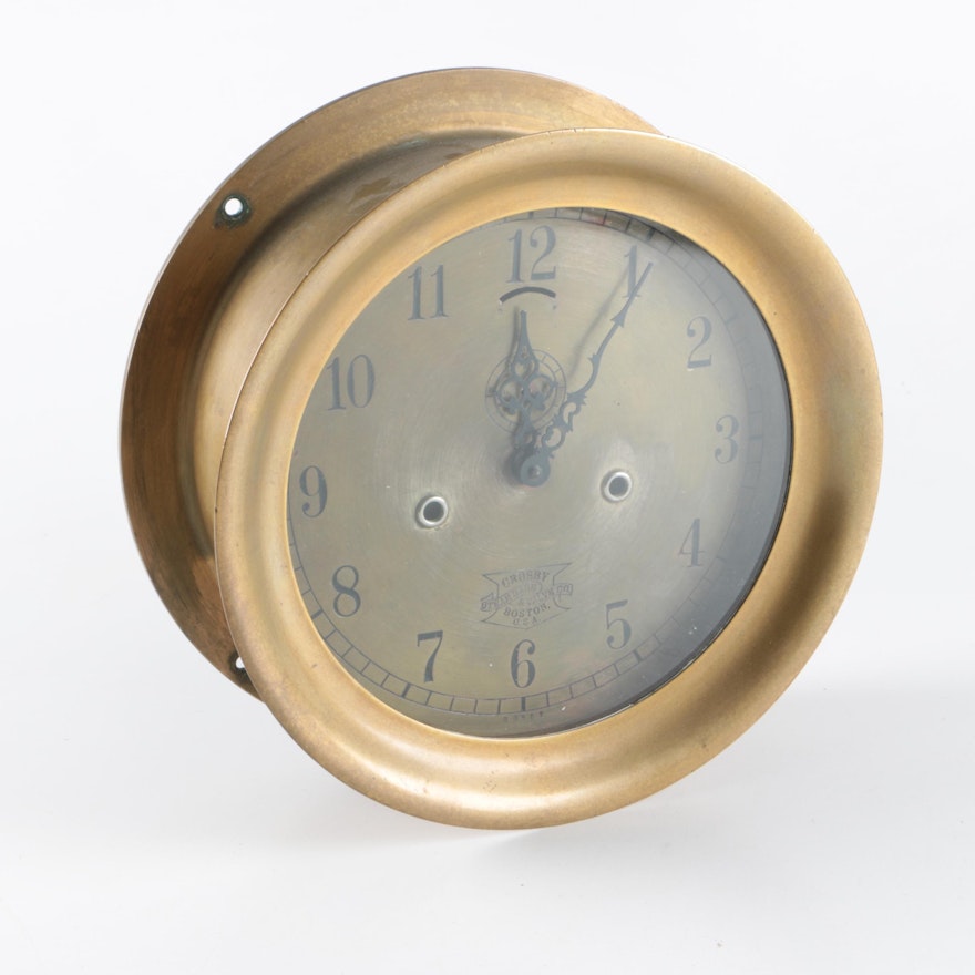 Crosby Steam Gauge & Valve Co. Wall Clock