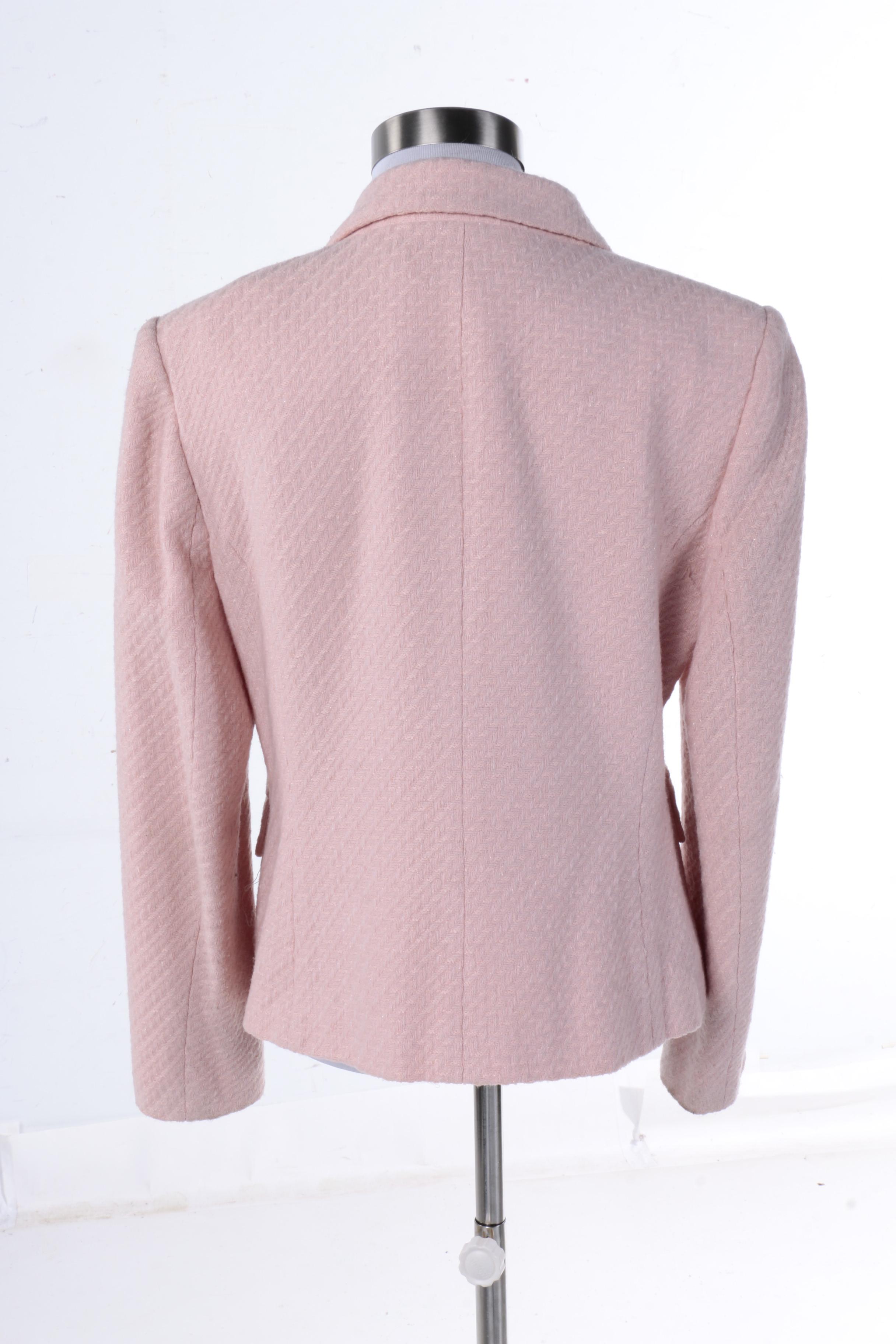 MICHAEL Michael Kors Pink Wool Blend Blazer