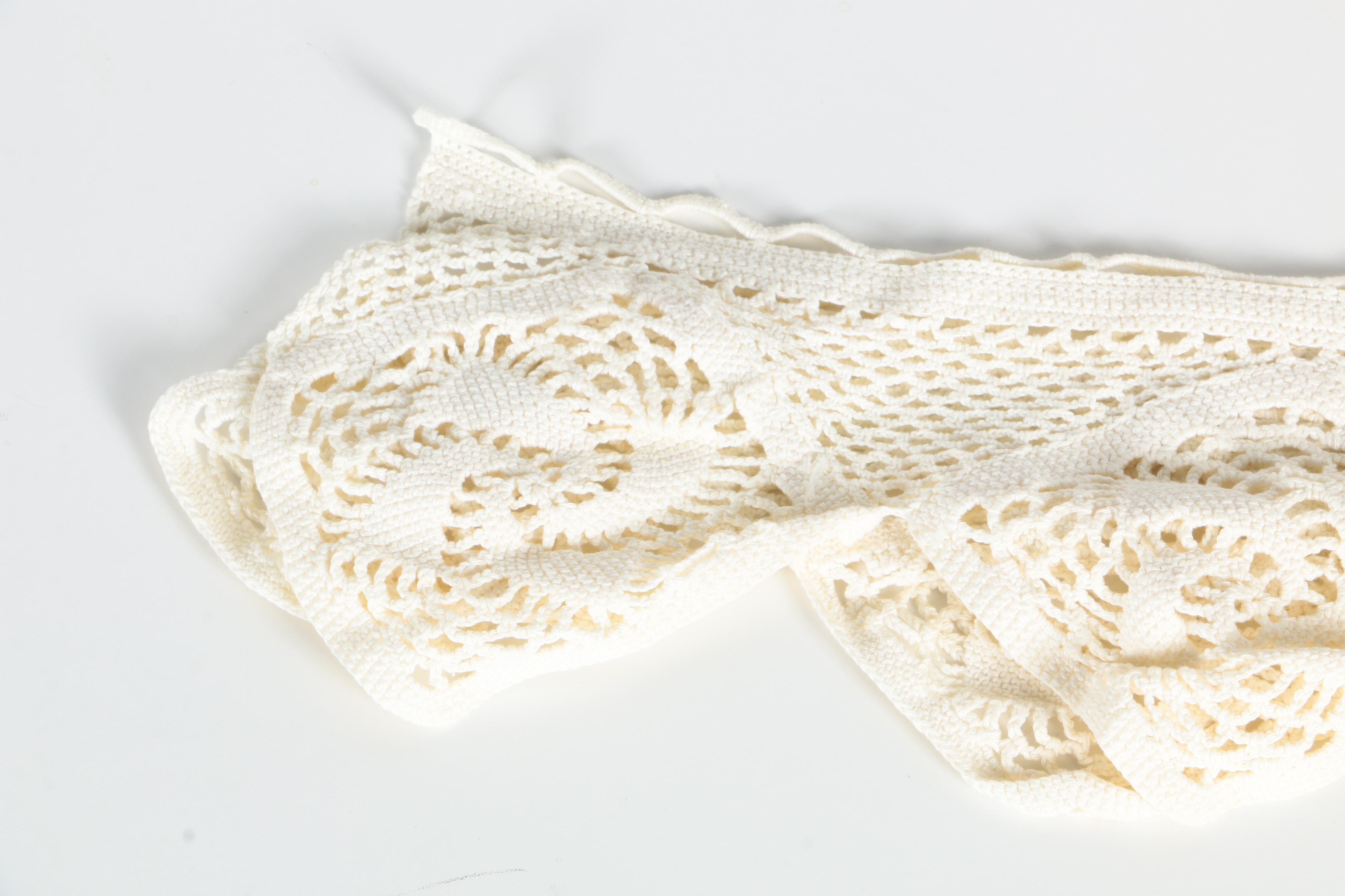 Hand Made Lace Curtain Tiebacks