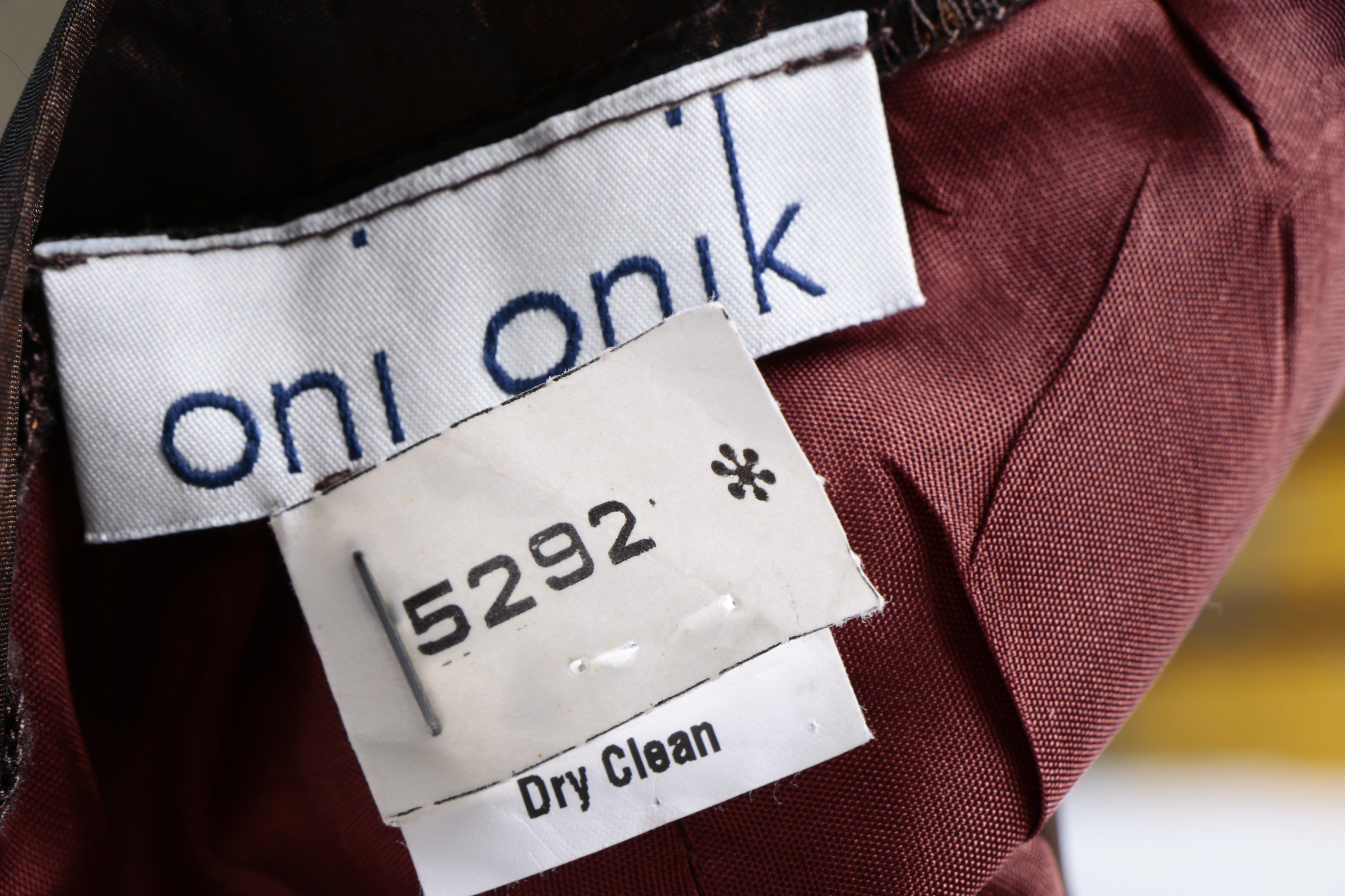 Belgium Brown Silk Skirt