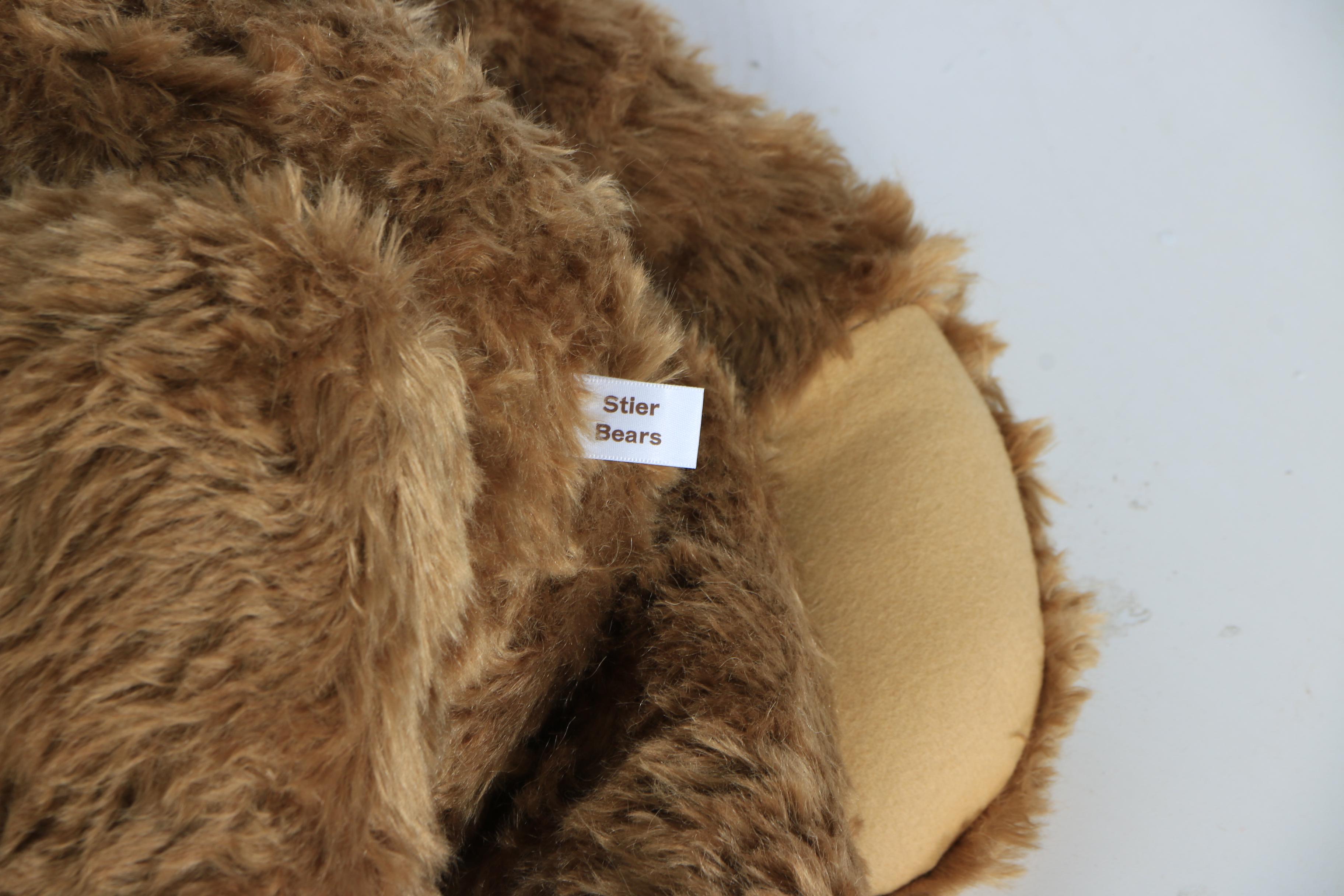 Vintage Stier Teddy Bear by Kathleen Wallace