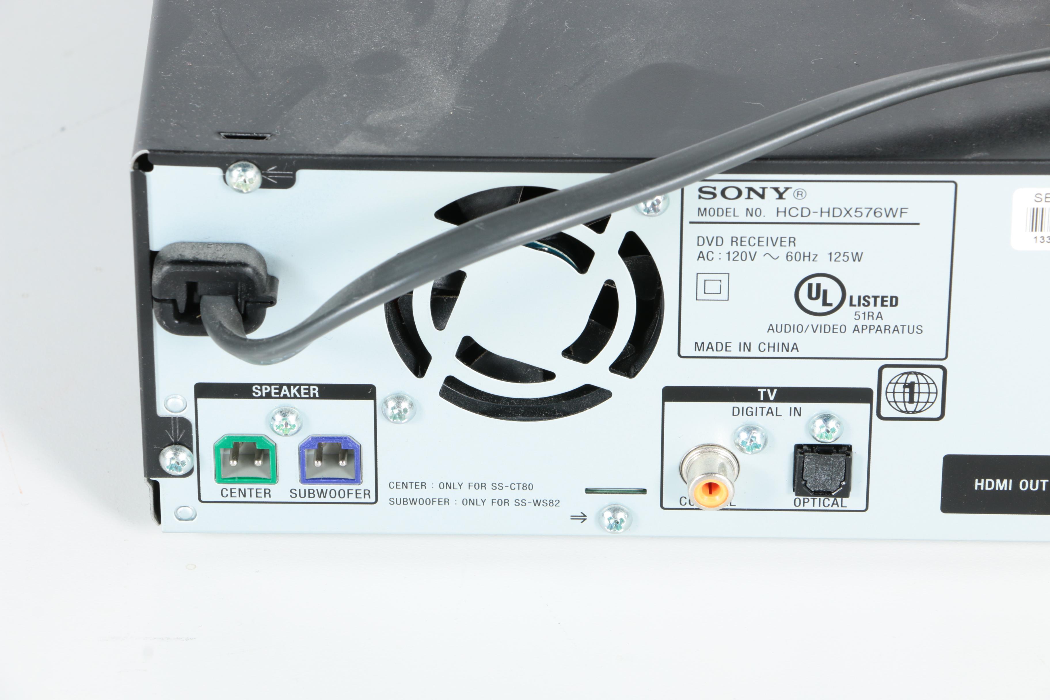 Sony Bravia Theater DAV-HDX576WF