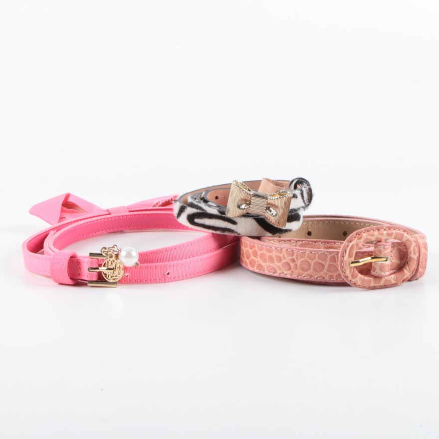 Women's Kate Spade, Lilly Pulitzer and Banana Republic Belts